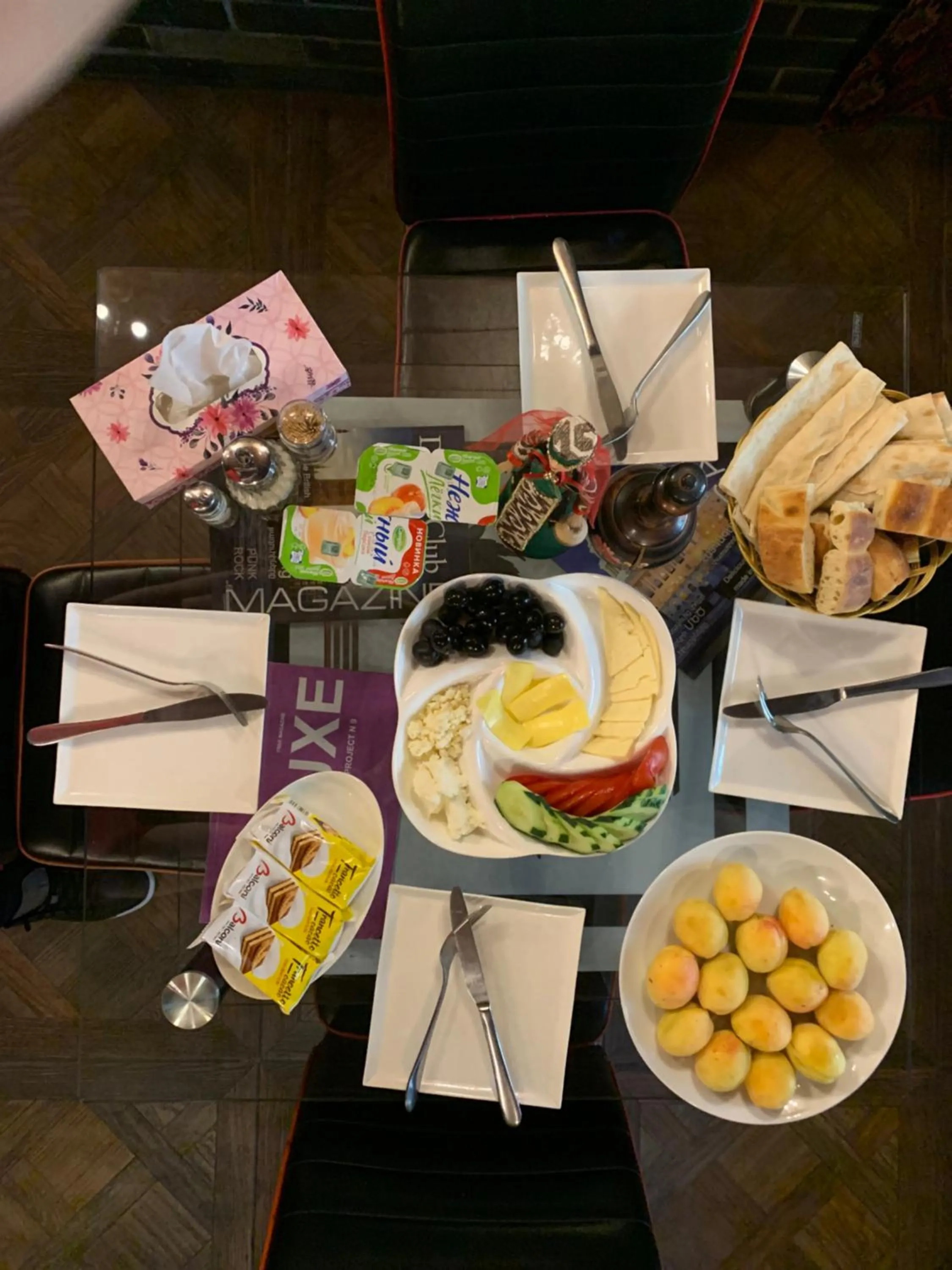 Food and drinks in Art Hotel Yerevan