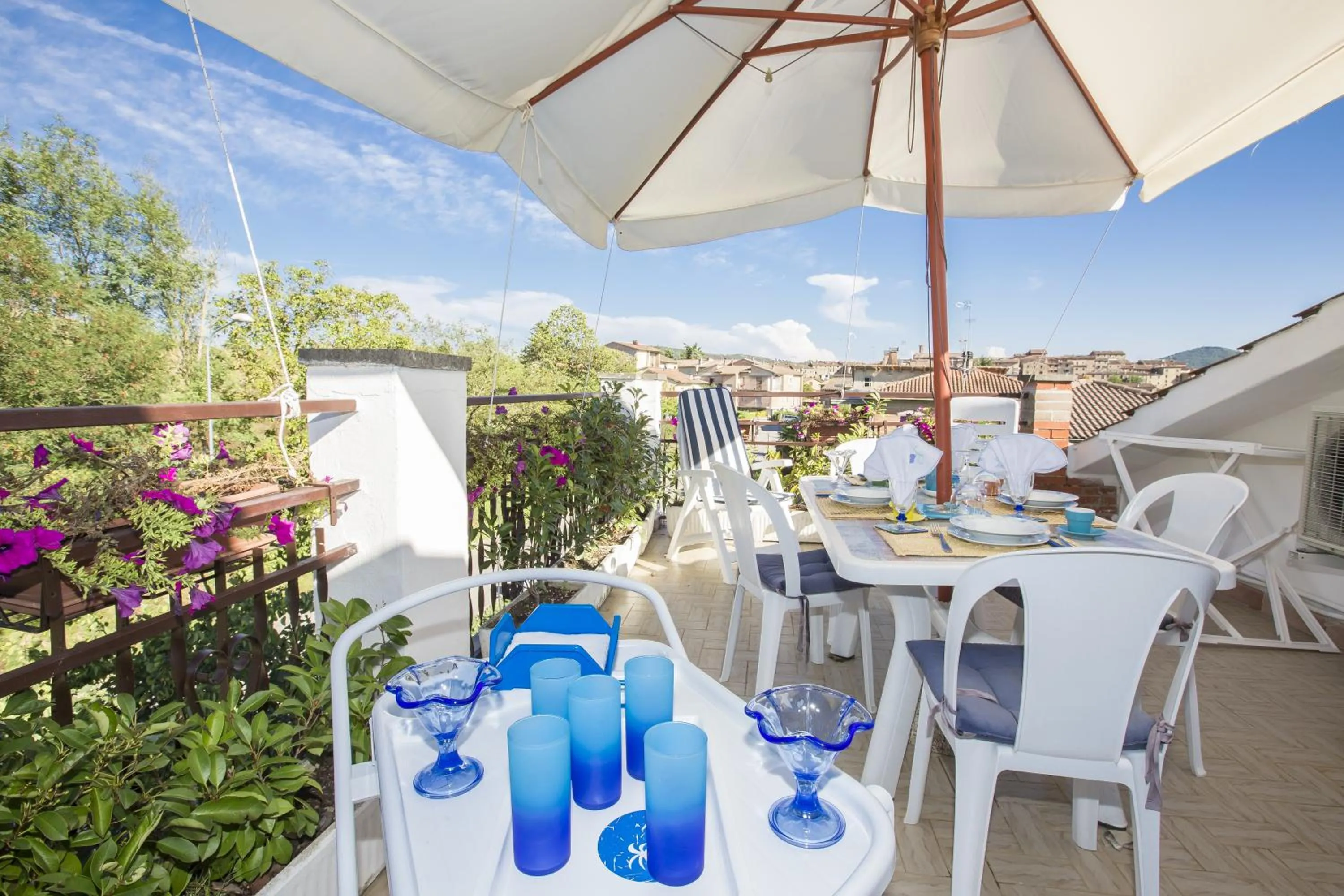 Balcony/Terrace in La Casa di Gigliola