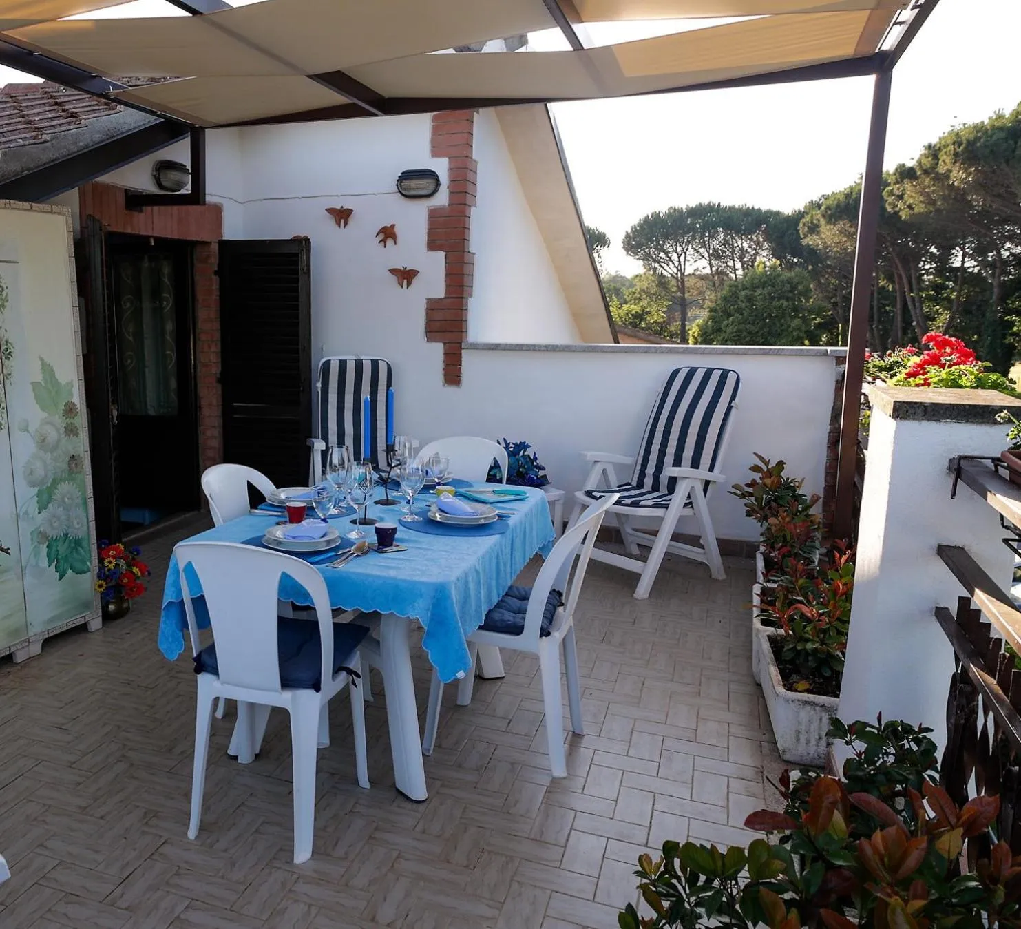 Balcony/Terrace in La Casa di Gigliola