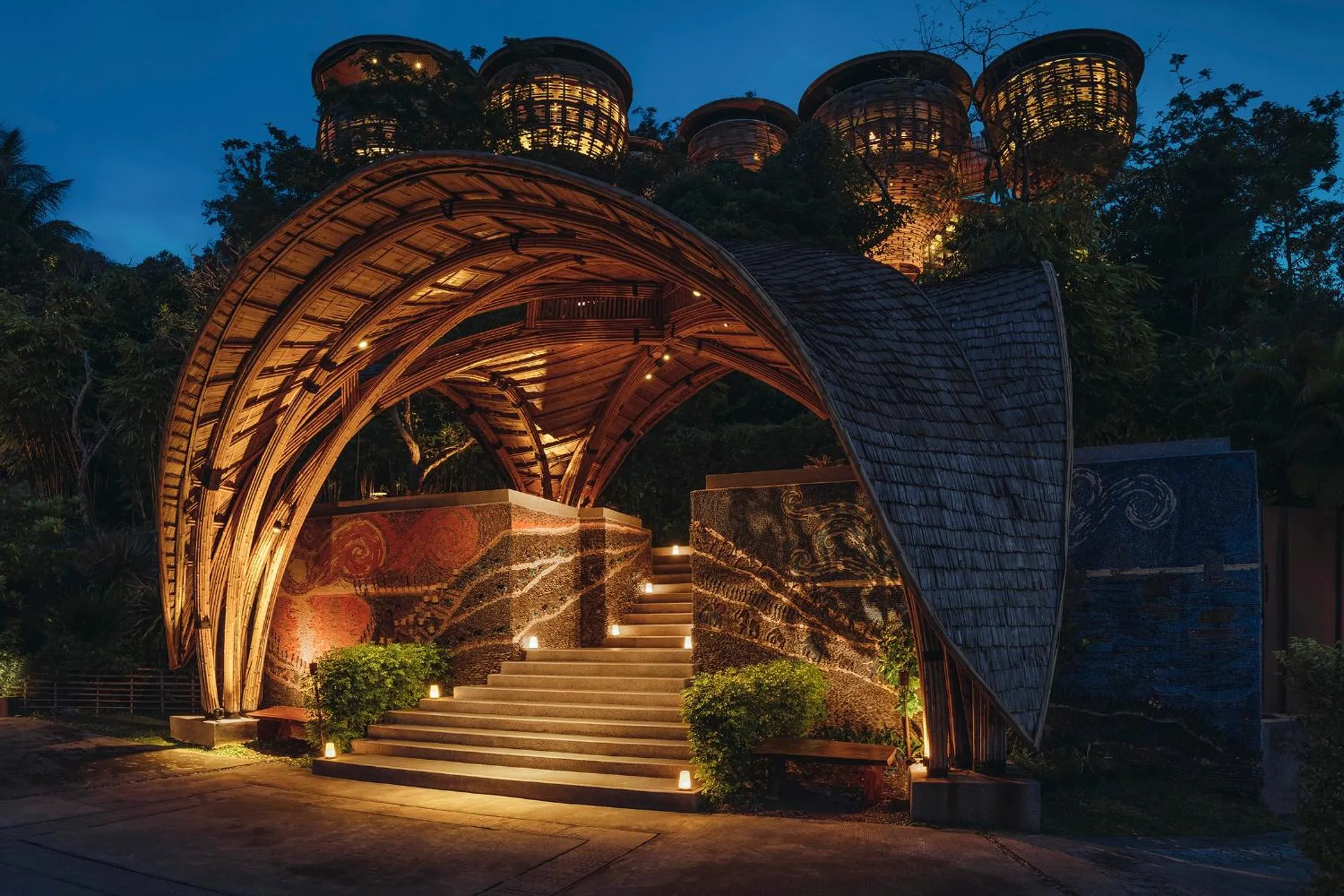 Facade/entrance in Keemala