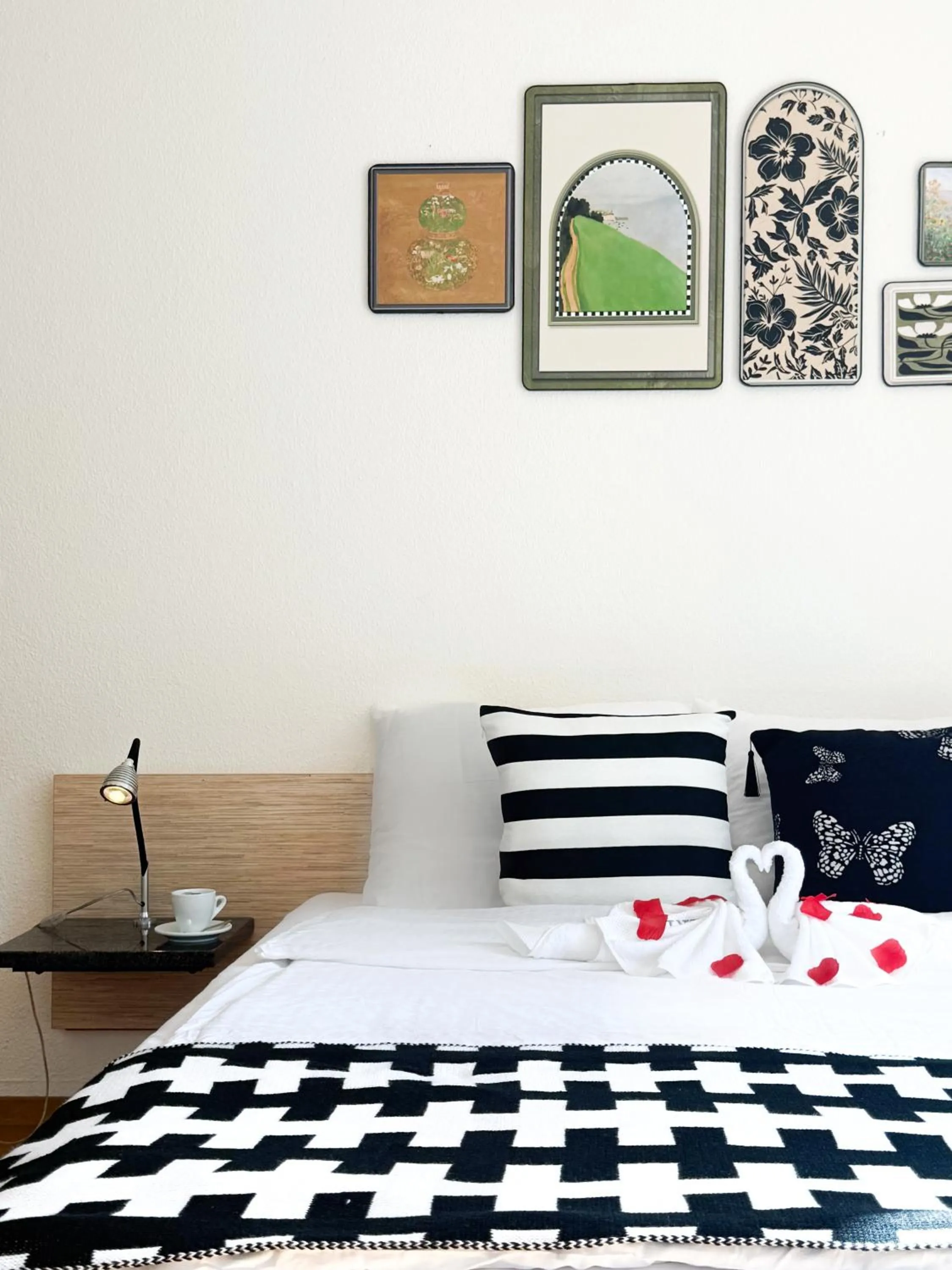 Bed in Seehotel Schwert