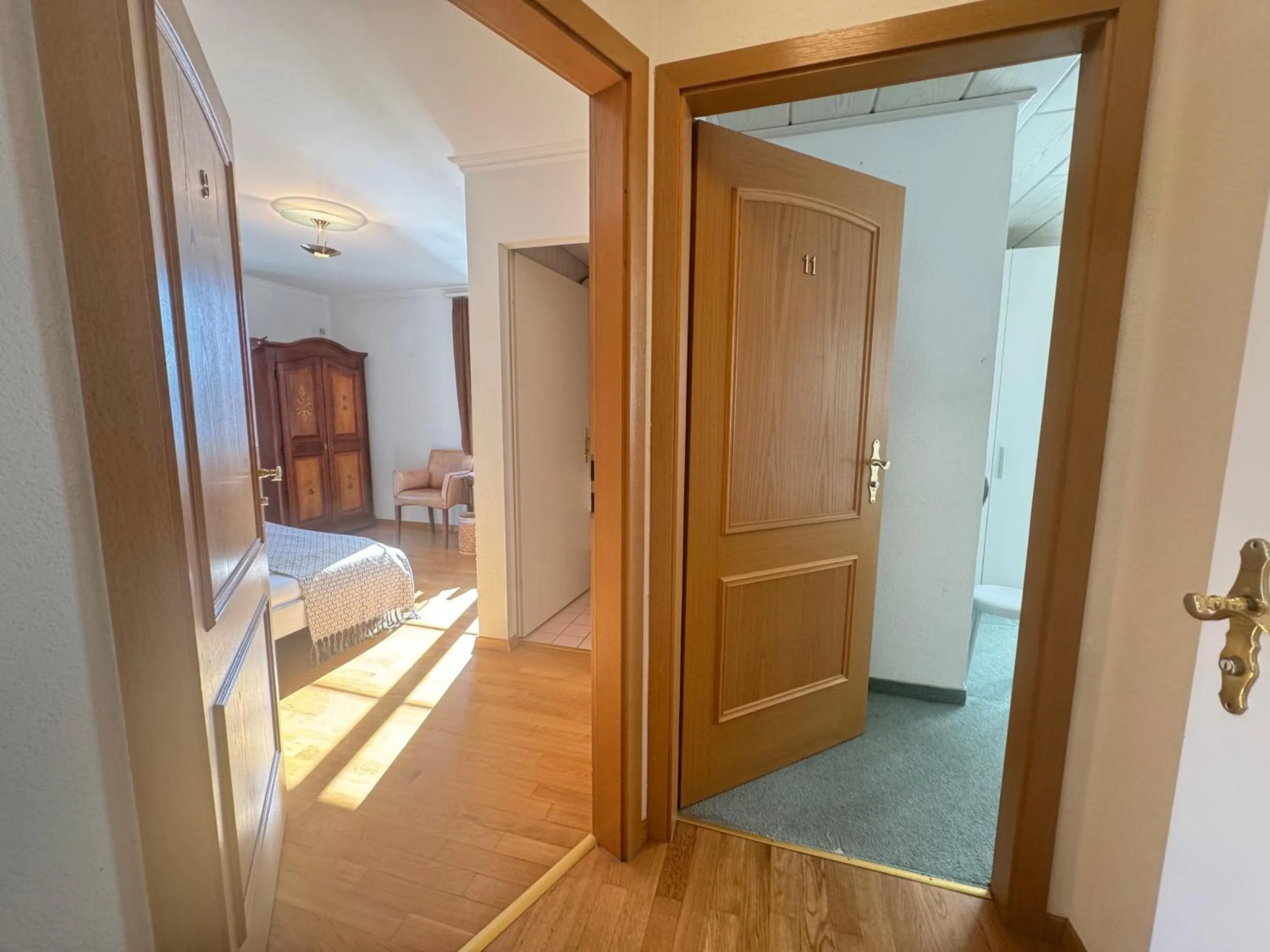 Photo of the whole room, Bed in Seehotel Schwert