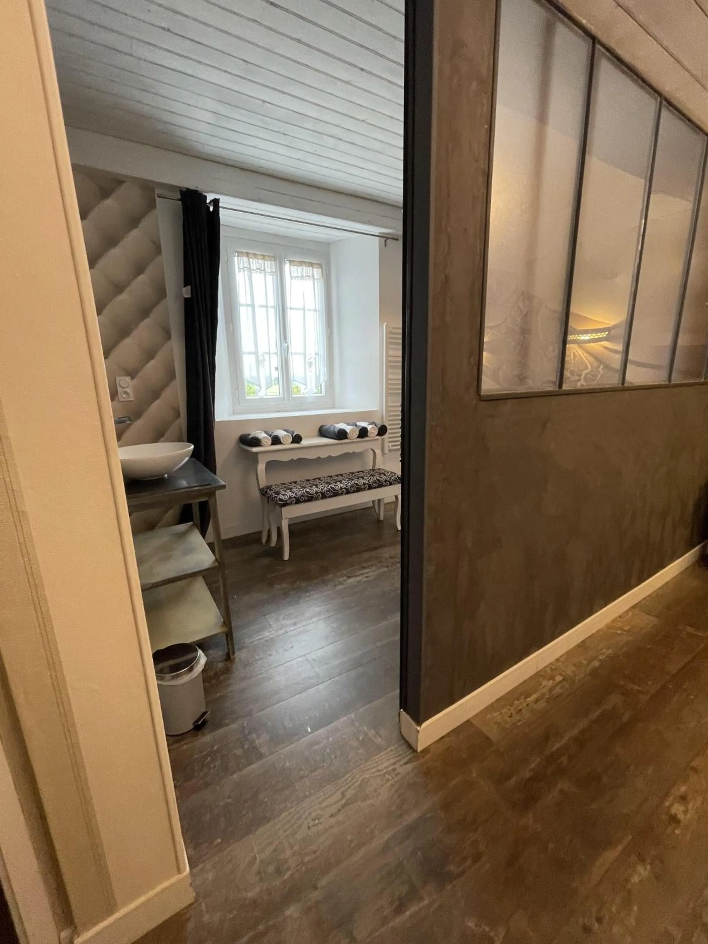 Bathroom, Bed in Le Ruppione