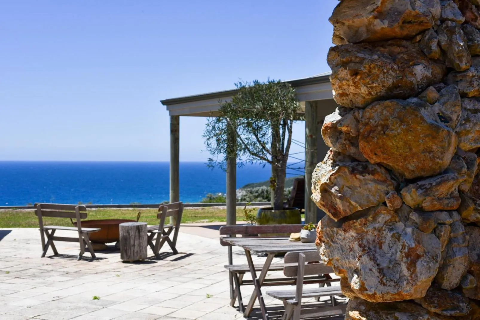Patio in Bremer Bay B&B