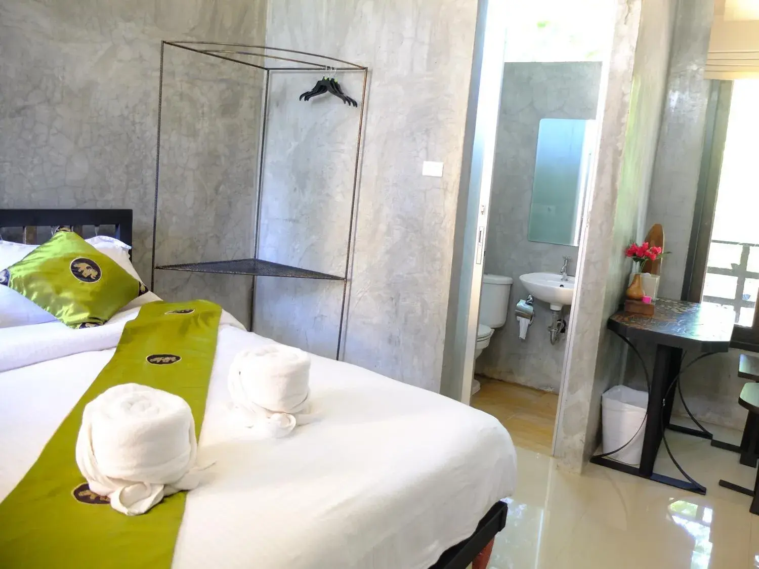 Seating area, Bed in Hern Lhin Natural Resort Seating area, Bed in Hern Lhin Natural Resort