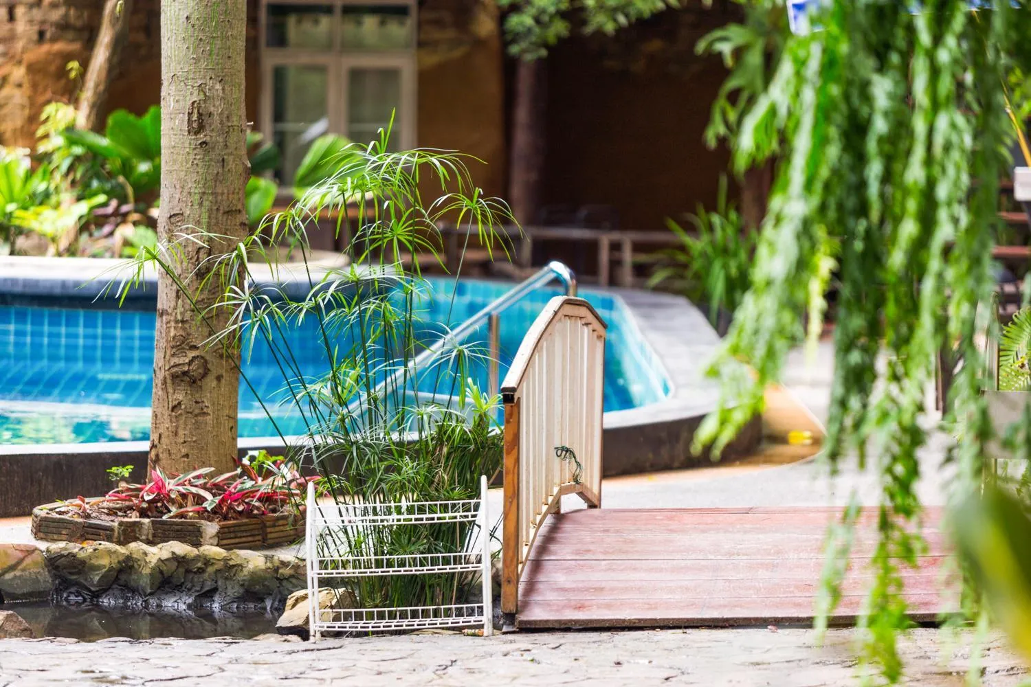 Swimming pool in Hern Lhin Natural Resort