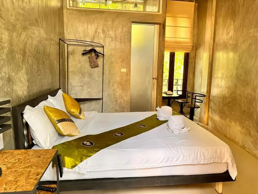 Bed in Hern Lhin Natural Resort Bed in Hern Lhin Natural Resort