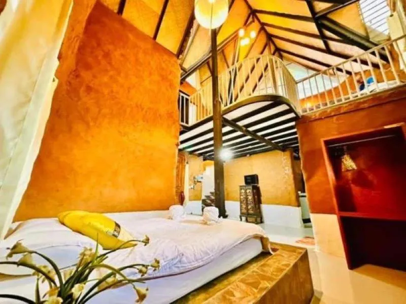 Bed in Hern Lhin Natural Resort