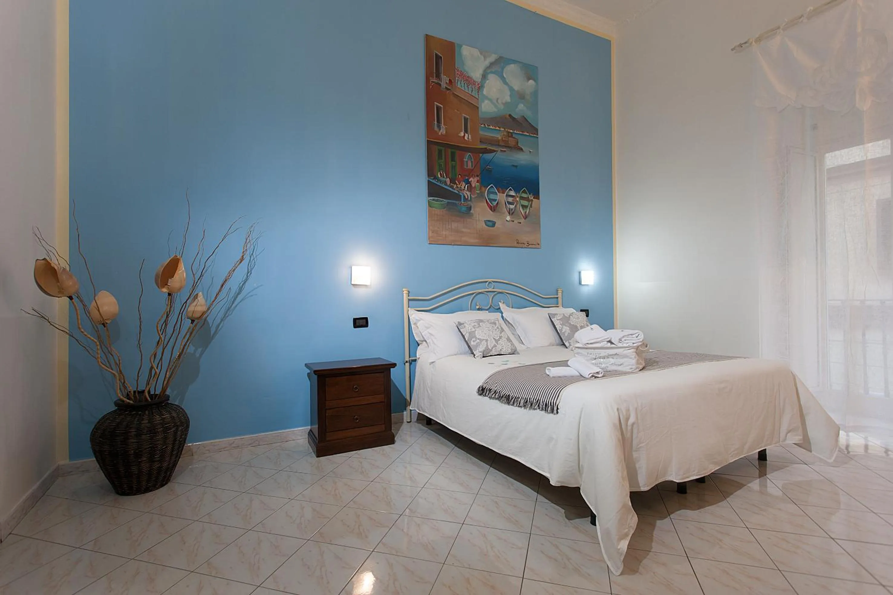 Decorative detail, Bed in Anna's Family