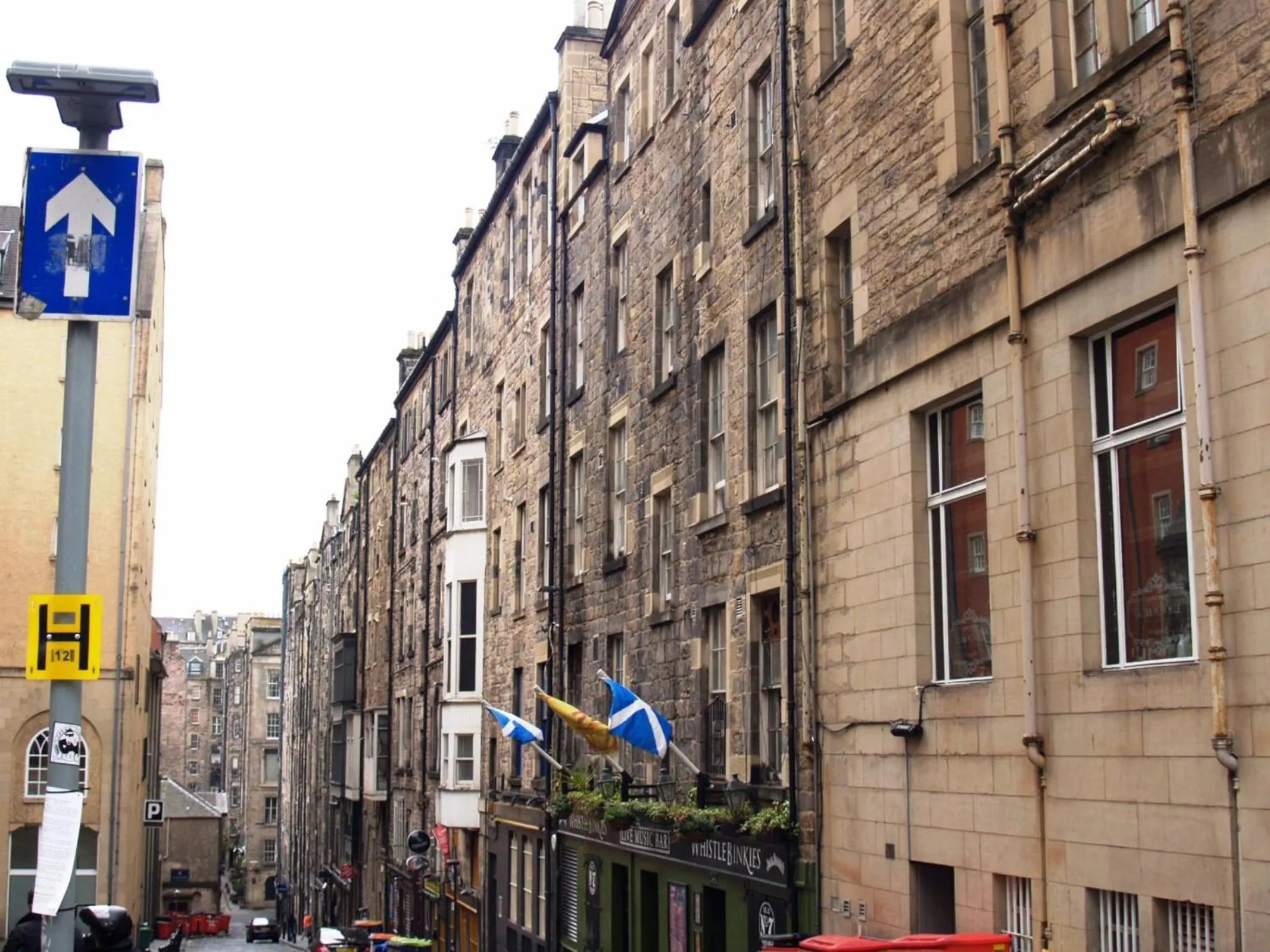 Street view in Niddry Street Apartments Edinburgh
