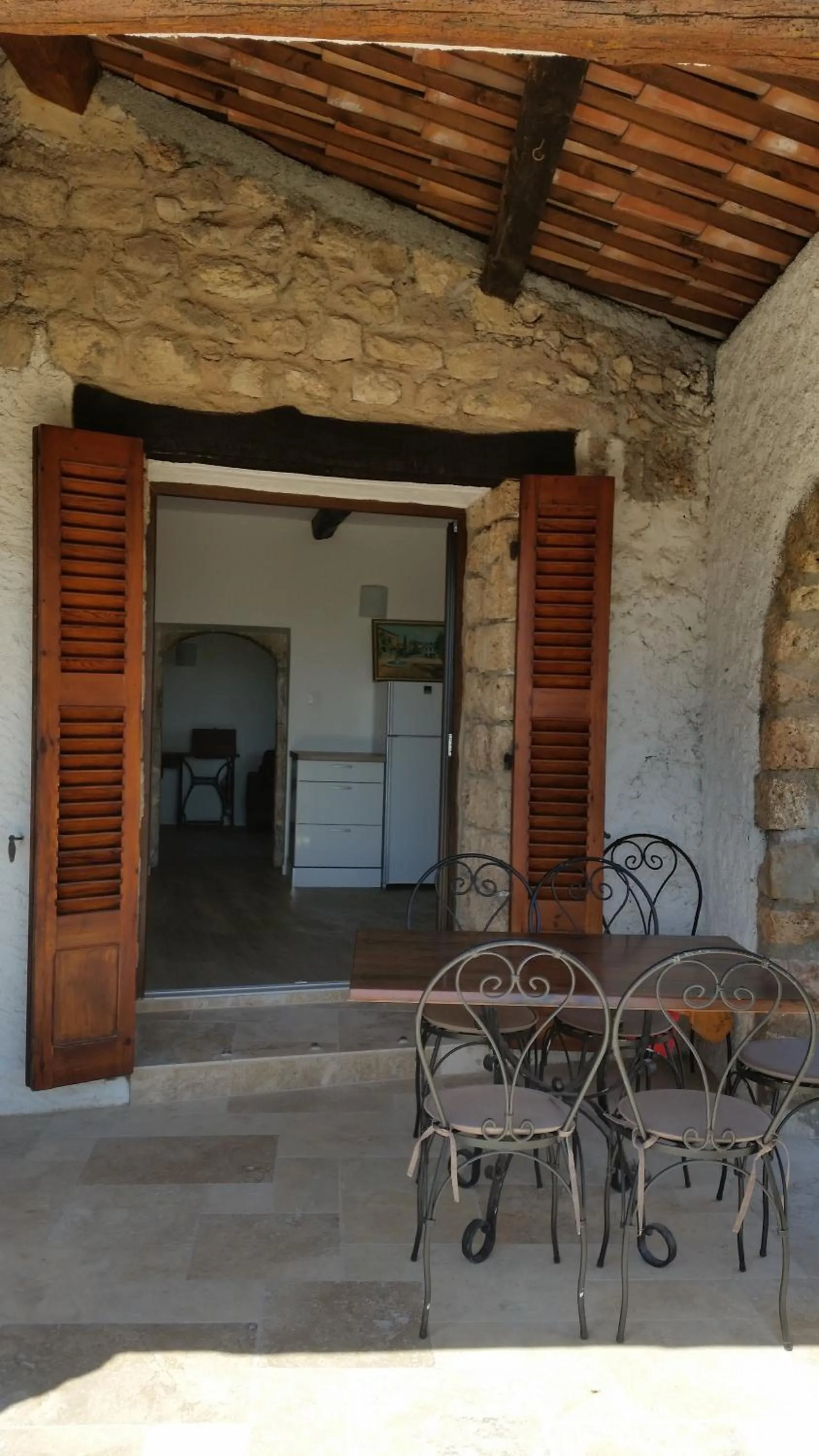 Dining area in Villa Arca