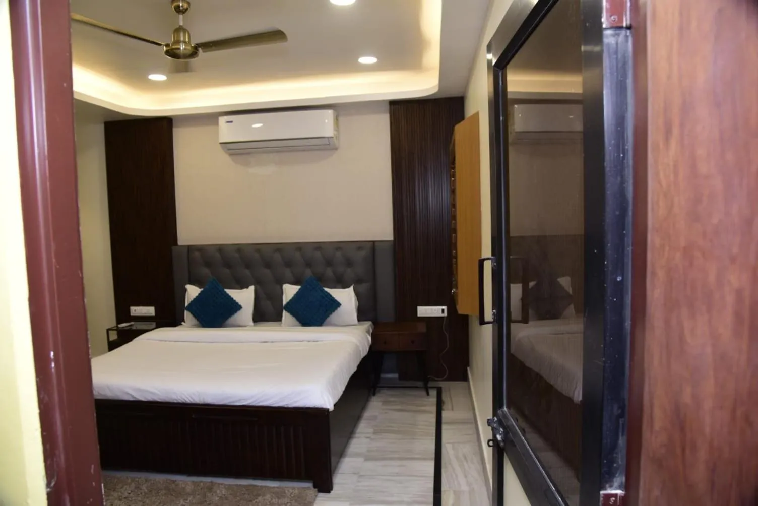 Bed in Holiday Out Hotel