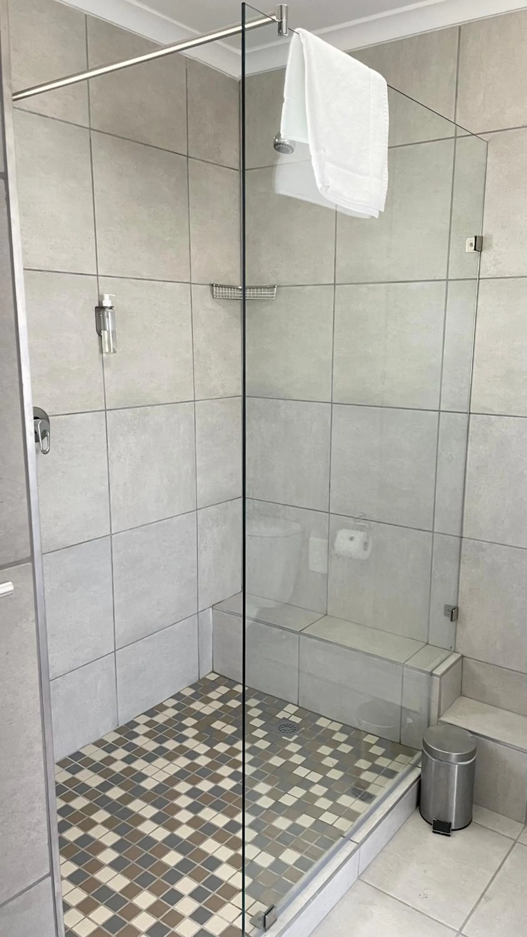 Shower in Millard Crescent Guest House