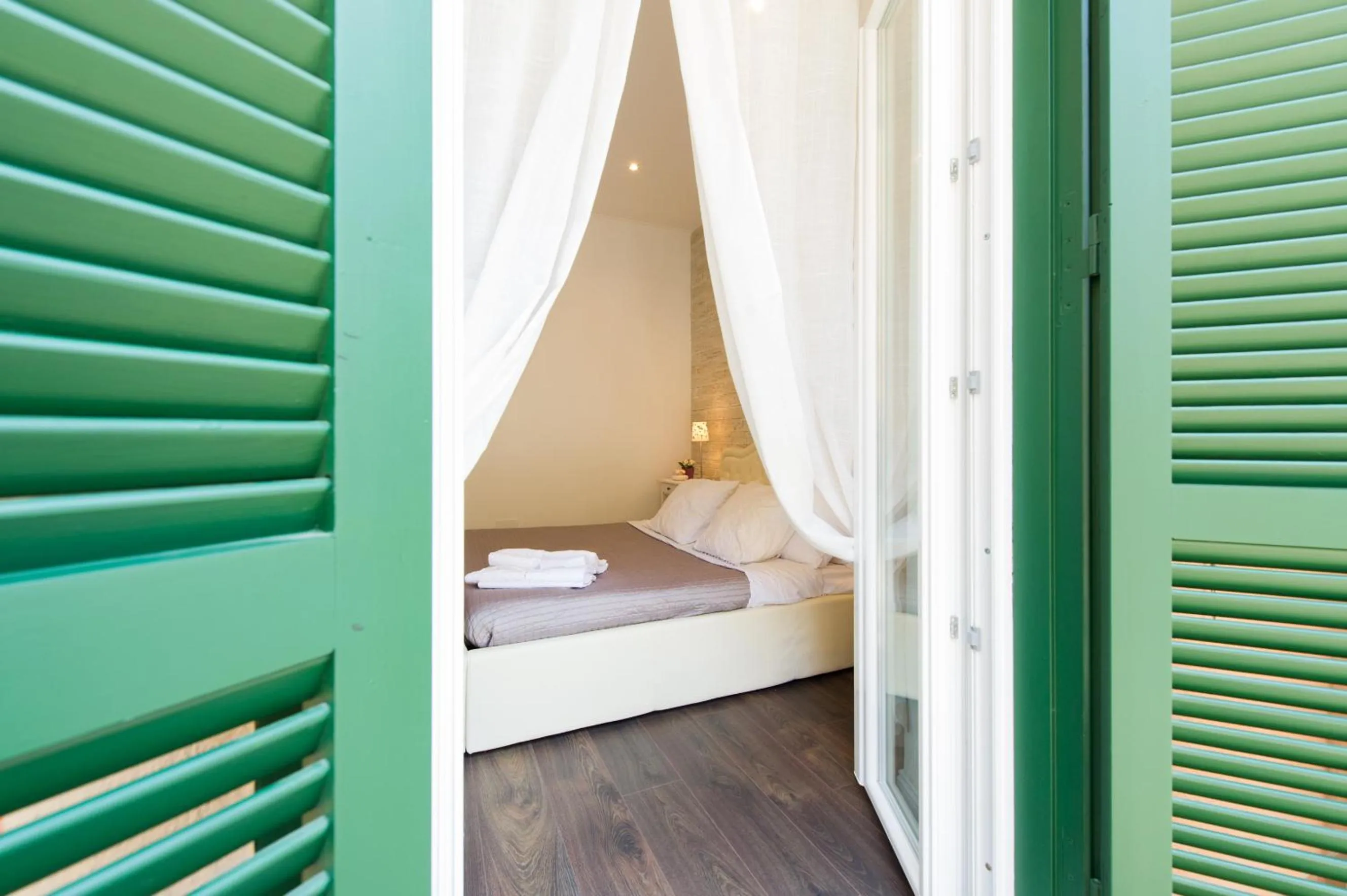 Balcony/Terrace, Bed in Nido all'Aventino