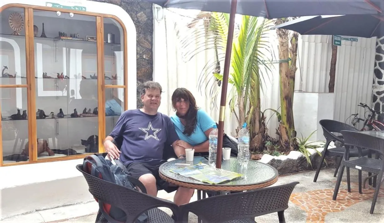 Patio in Hotel Coloma Galapagos