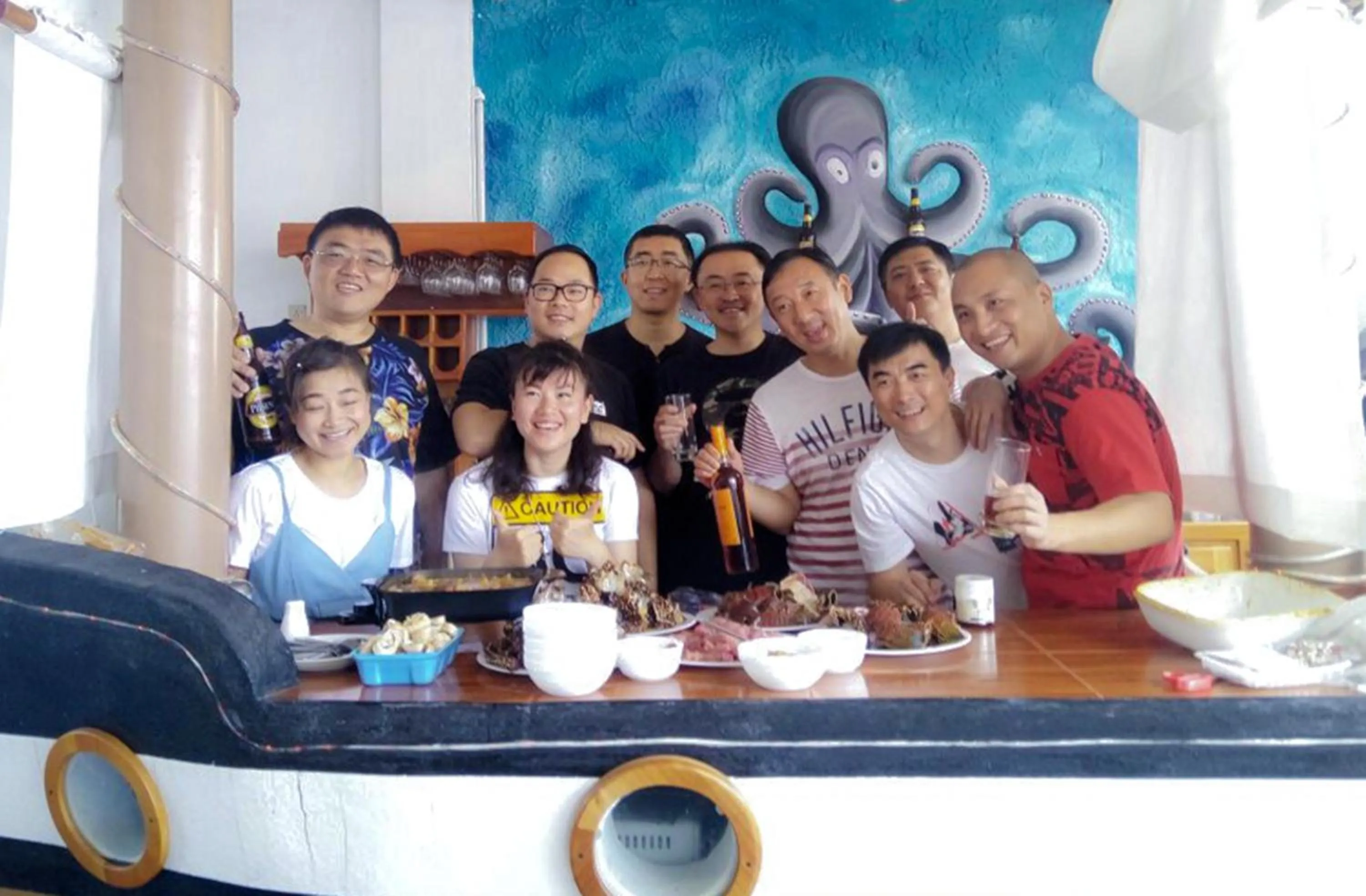 Communal kitchen in Hotel Coloma Galapagos