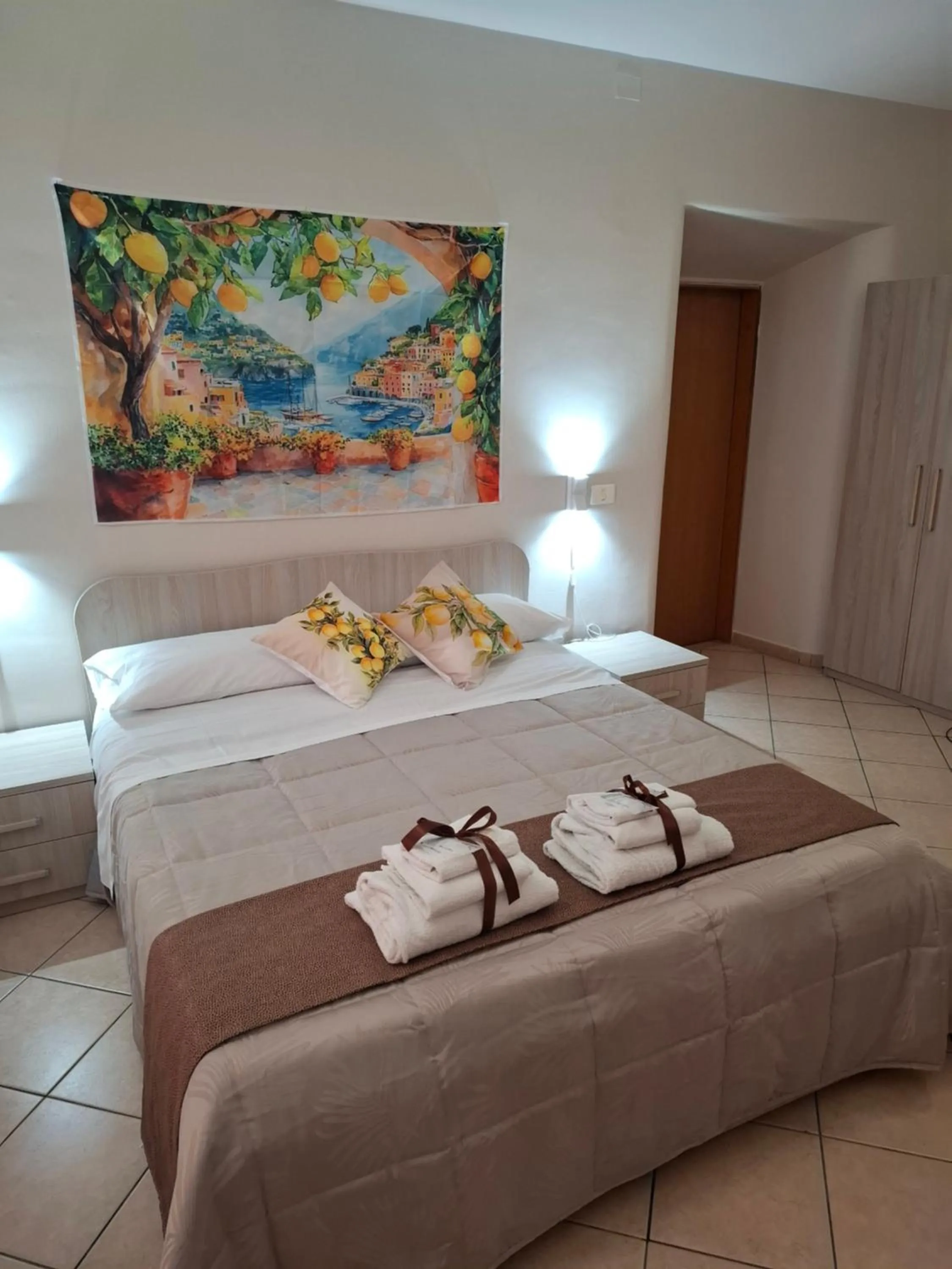 Bedroom, Bed in Le Lumìe "Bed, Breakfast end Kitchen in the Room"