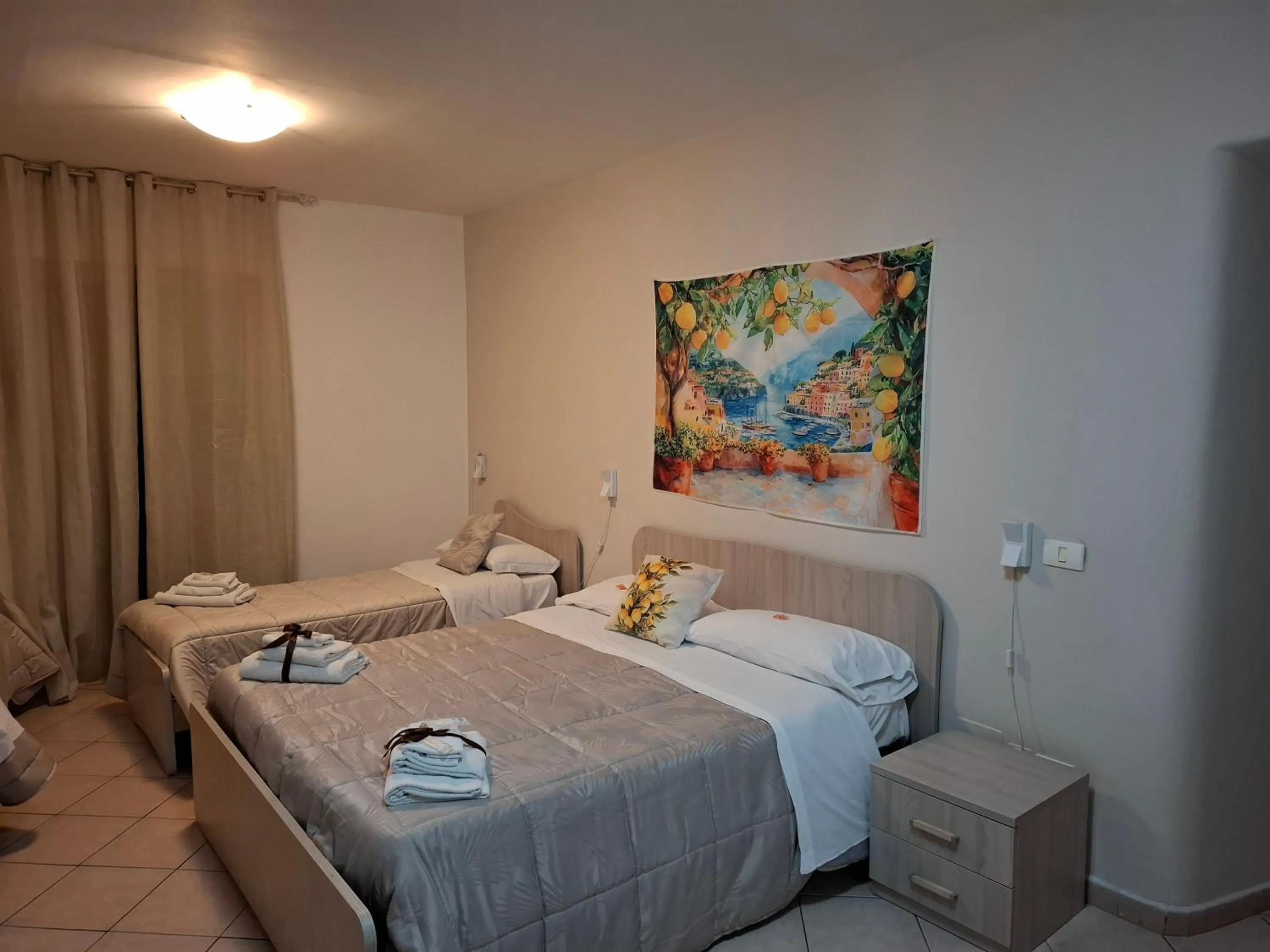 Bedroom, Bed in Le Lumìe "Bed, Breakfast end Kitchen in the Room"