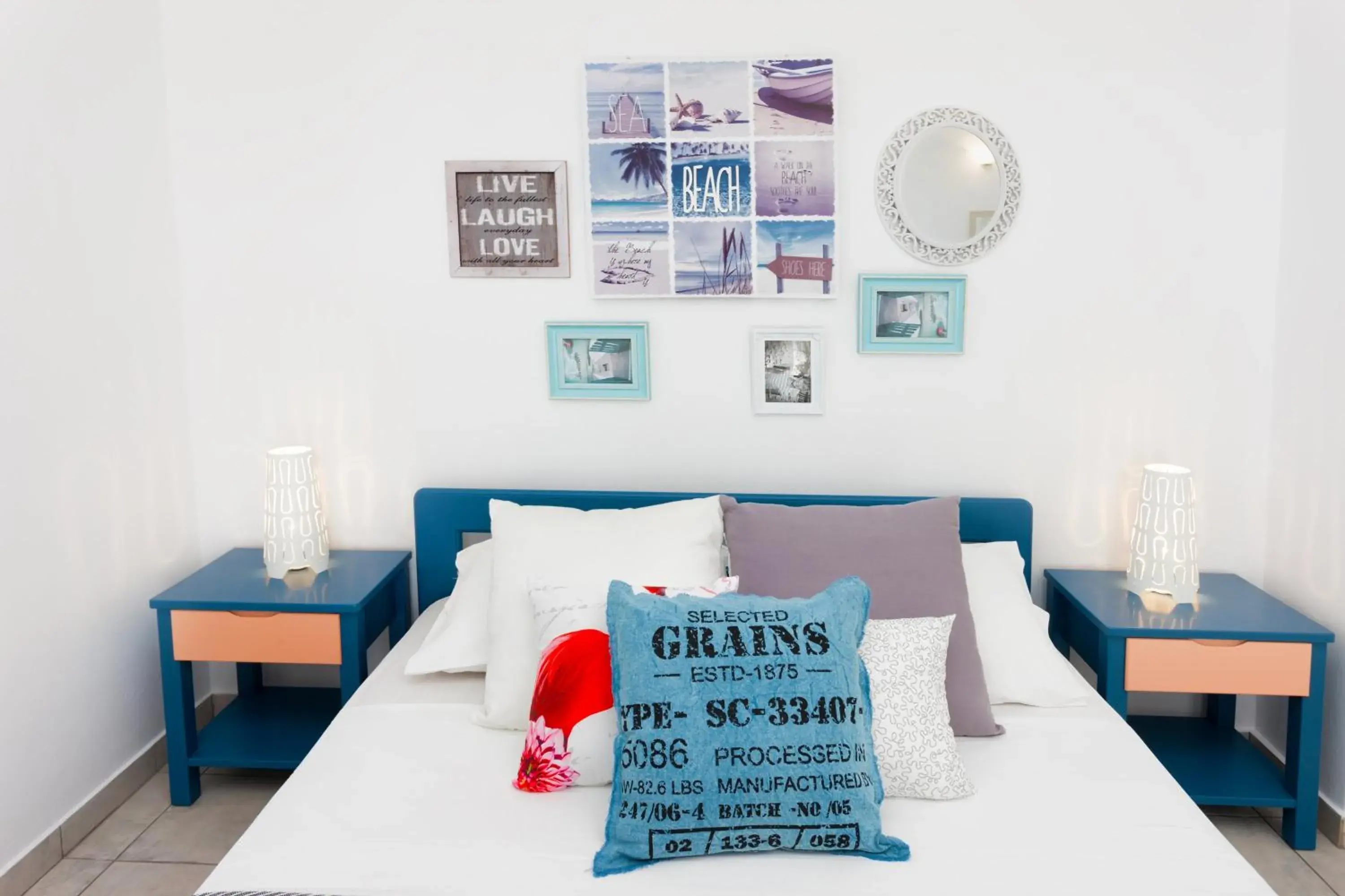 Bedroom, Bed in Galatea Bedroom, Bed in Galatea