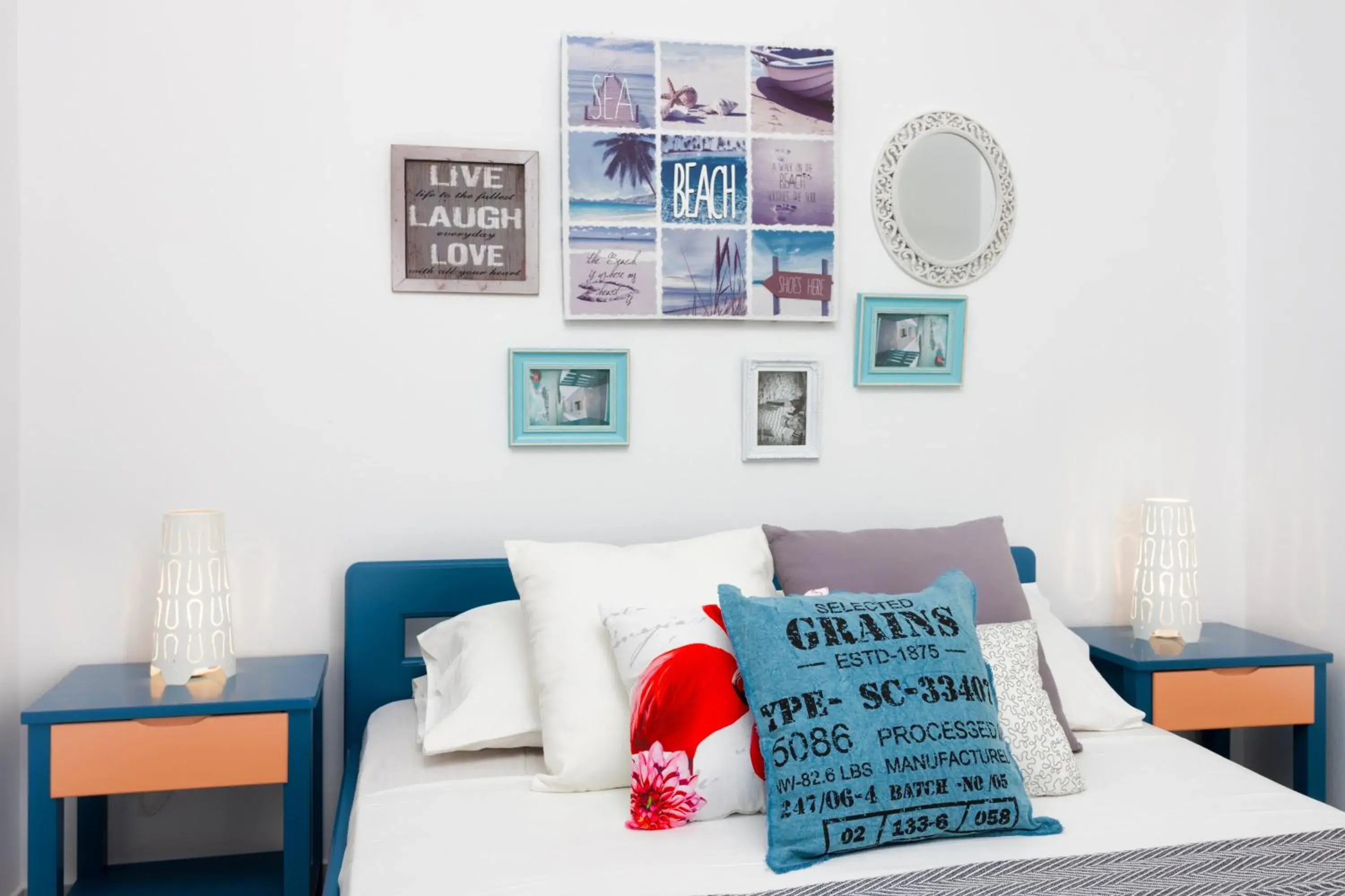 Bedroom, Bed in Galatea Bedroom, Bed in Galatea