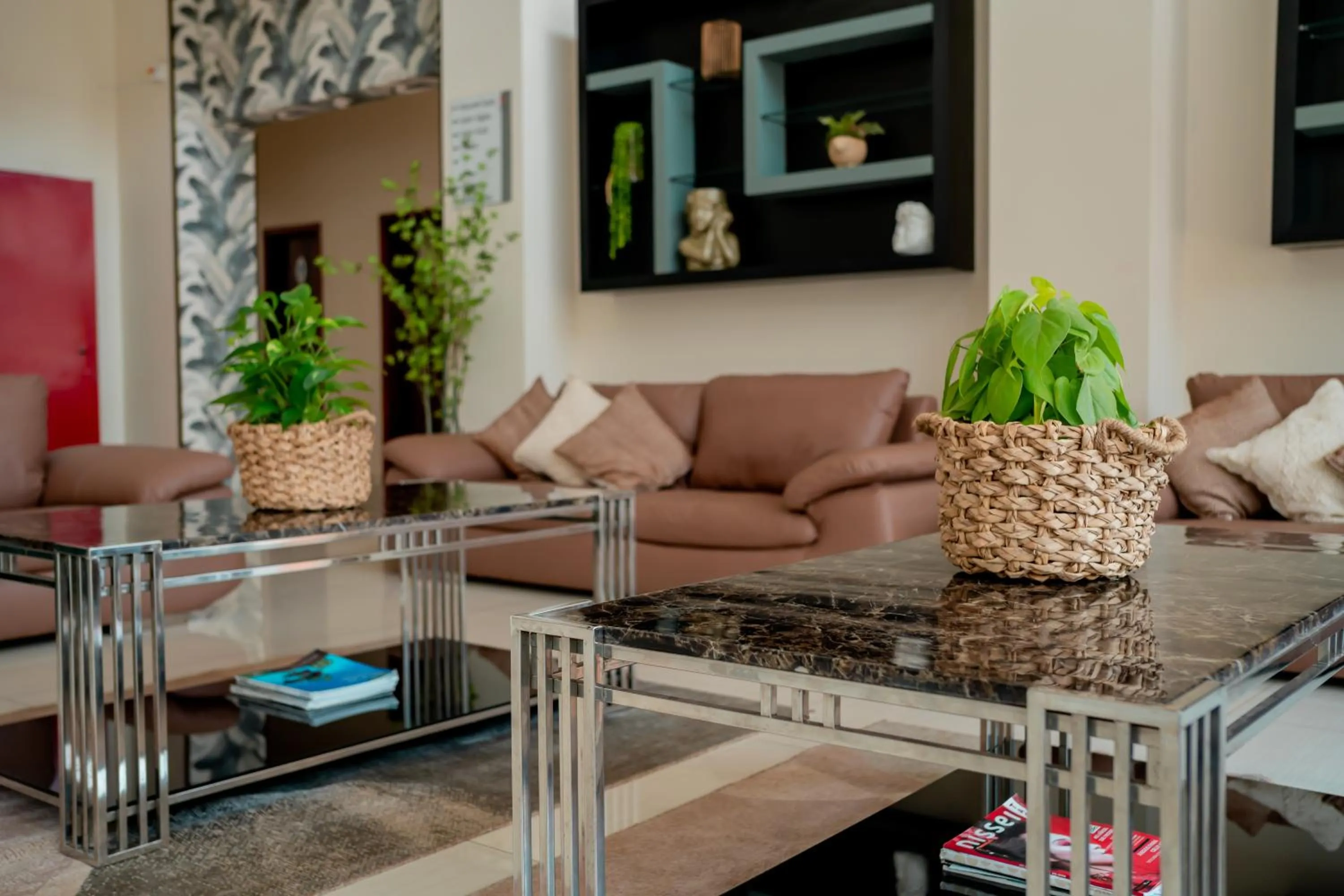 Lobby or reception in Megal Suites Hotel