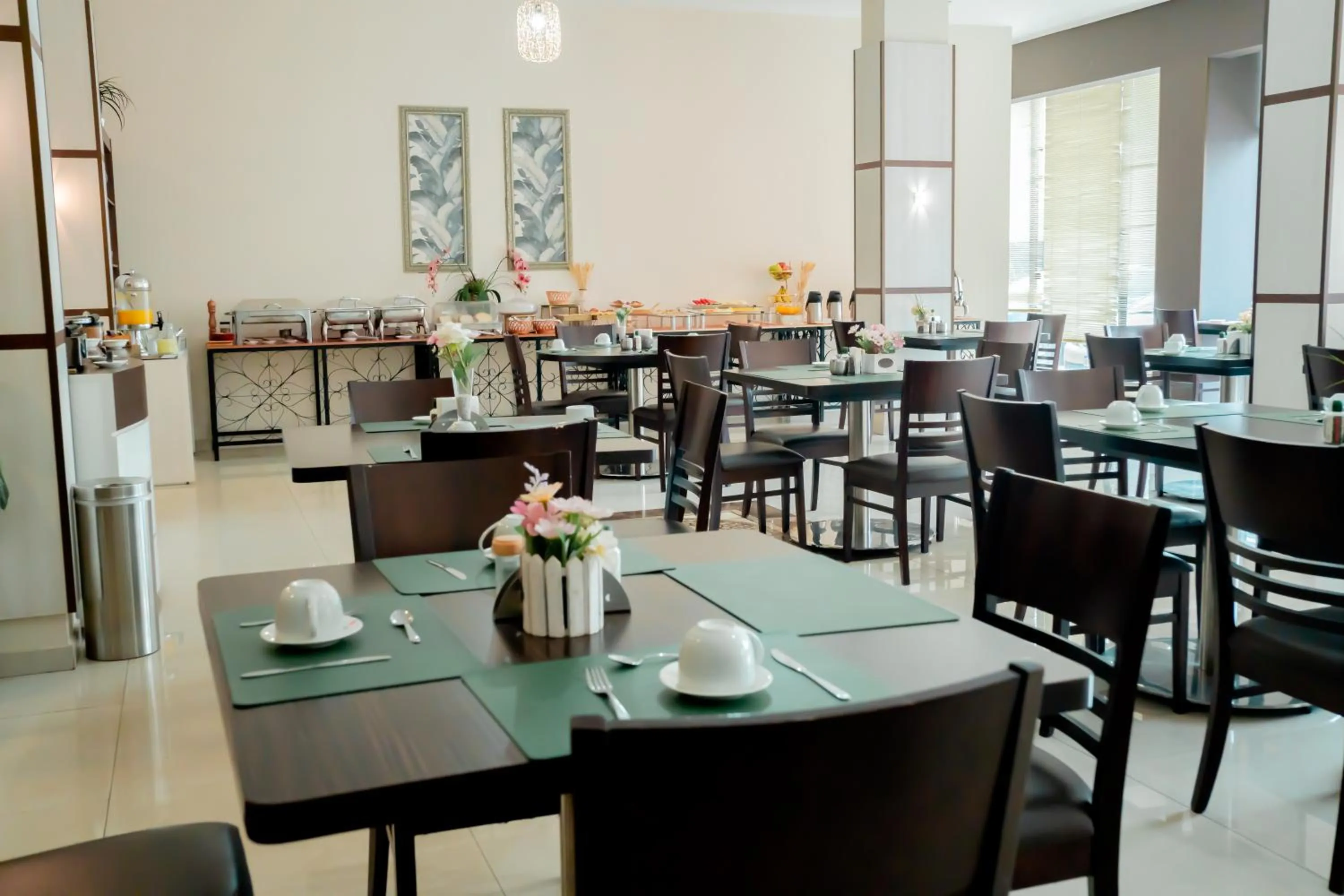 Breakfast in Megal Suites Hotel