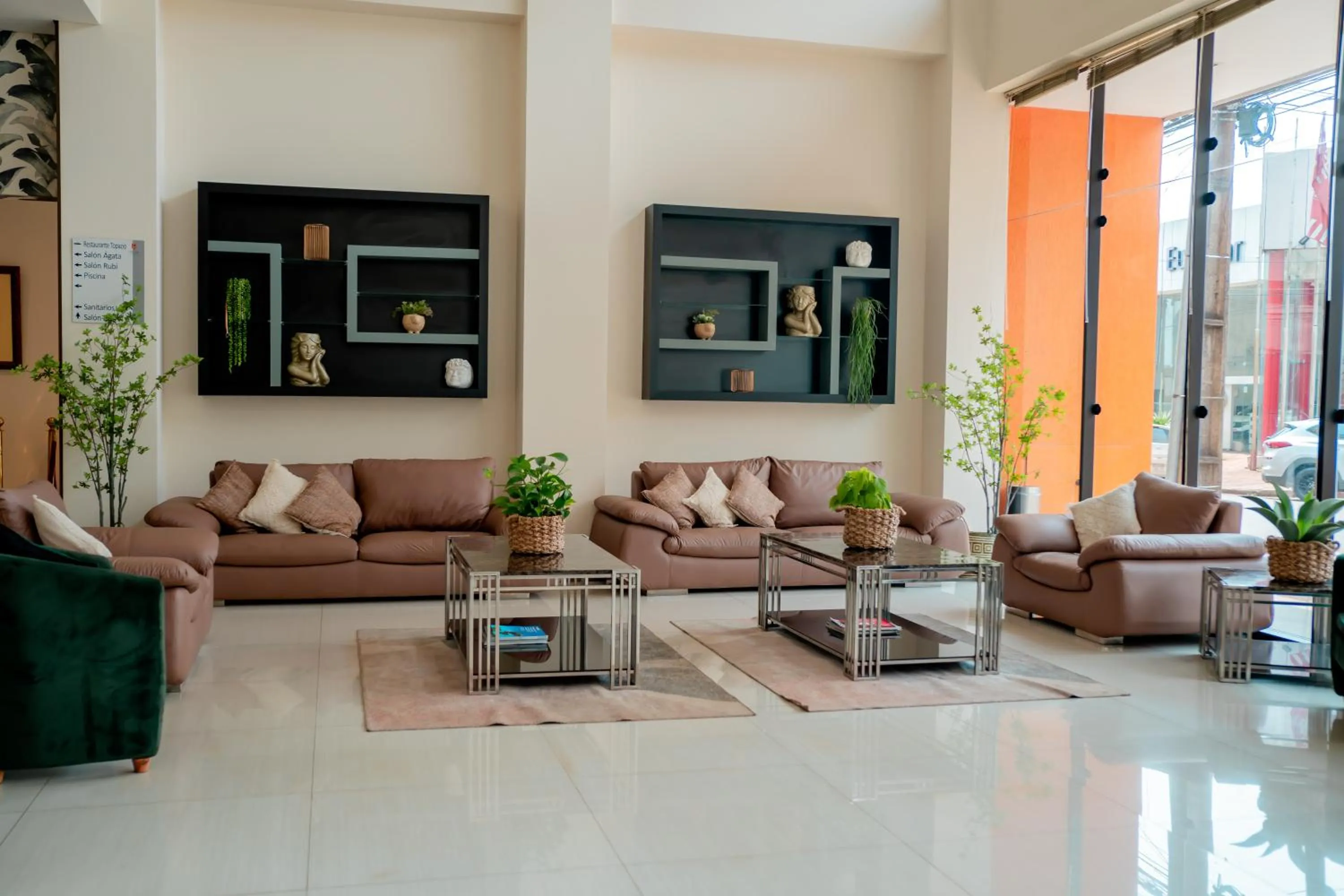 Lobby or reception in Megal Suites Hotel