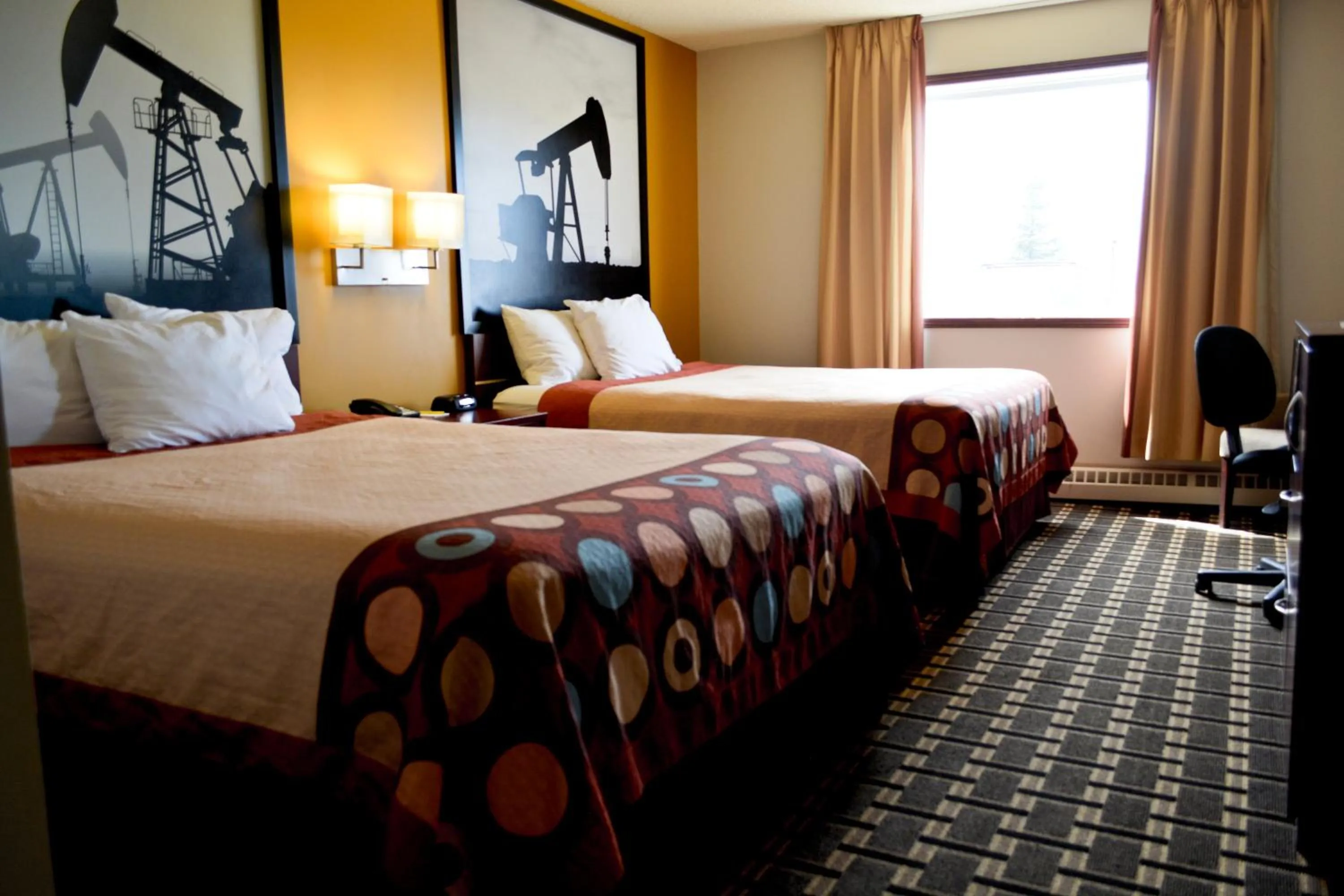 Bedroom, Bed in Super 8 by Wyndham Fox Creek