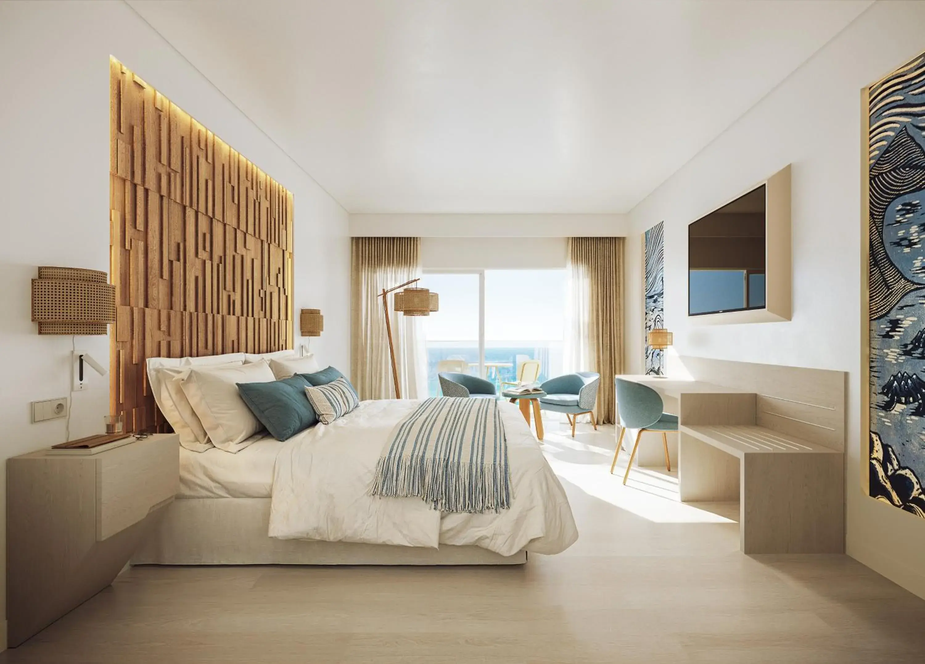 Bedroom, Bed in Iberostar Selection Fuerteventura Palace Bedroom, Bed in Iberostar Selection Fuerteventura Palace