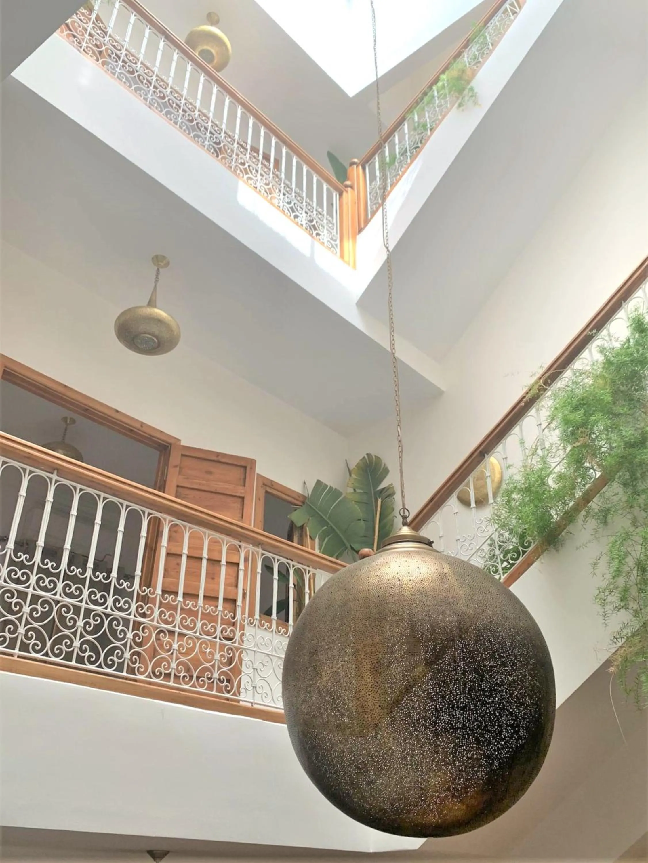 Patio in Riad with 3 Swimming Pools