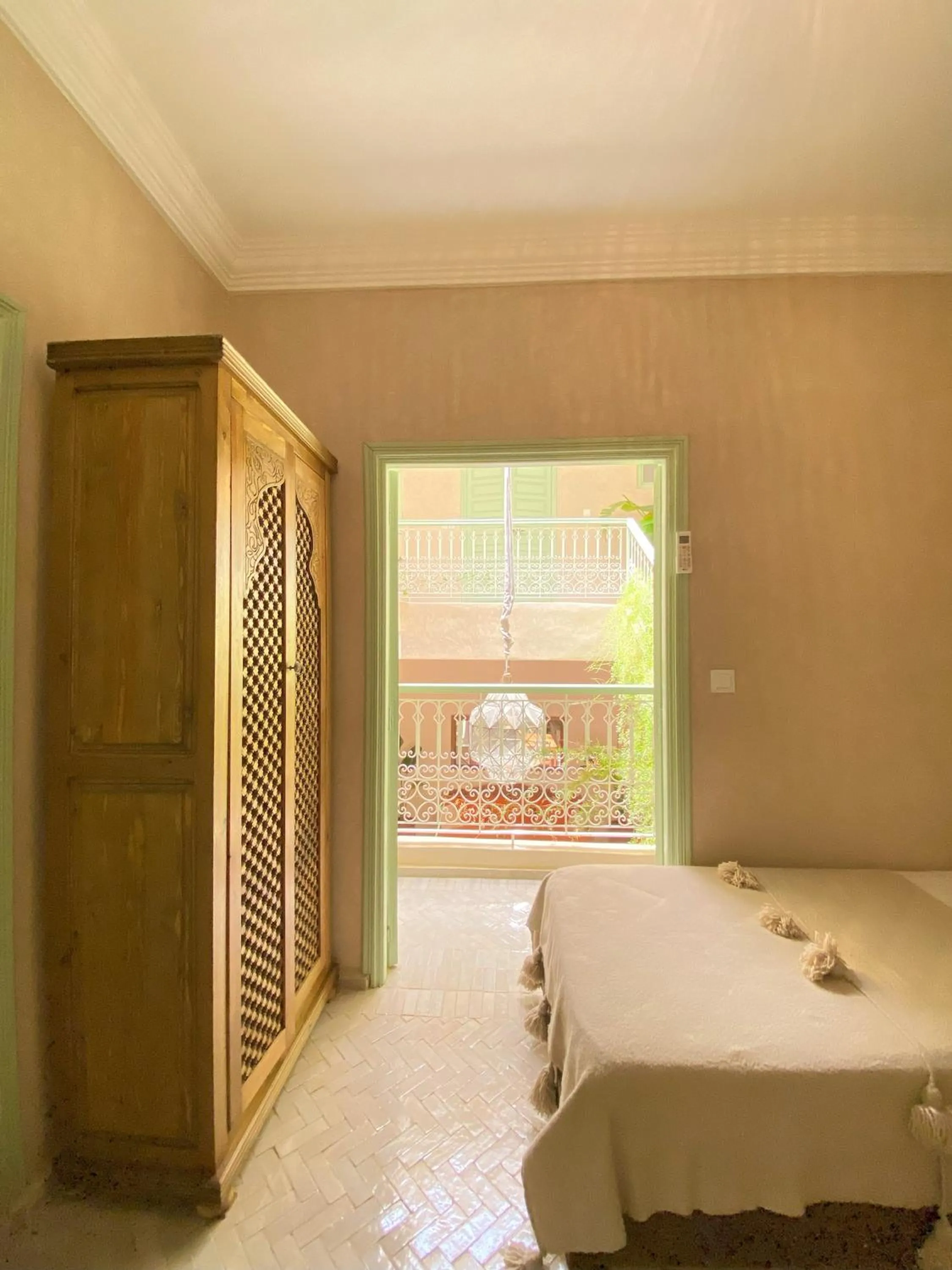 Bedroom, Bed in Riad with 3 Swimming Pools