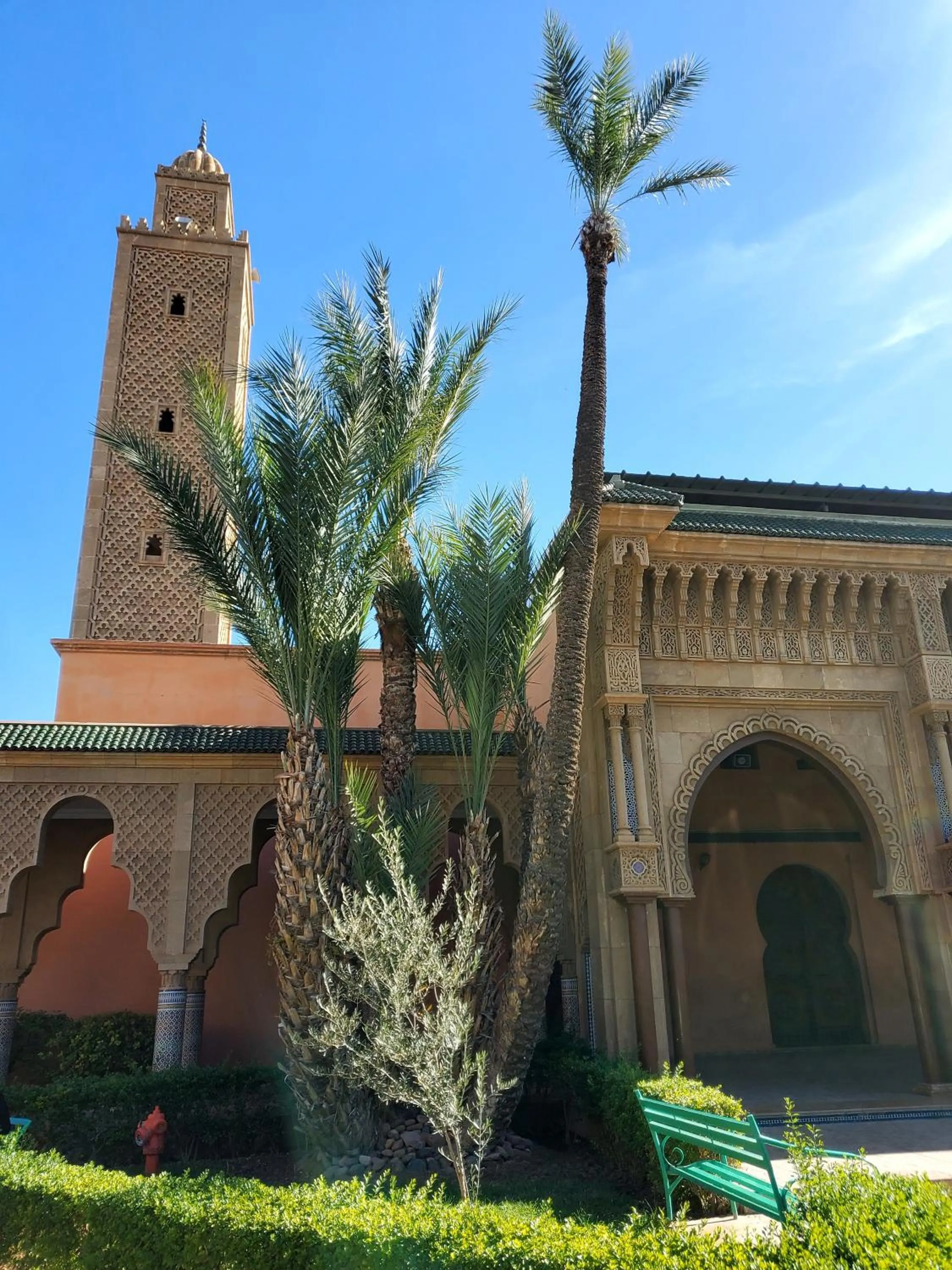 Landmark view in Riad with 3 Swimming Pools