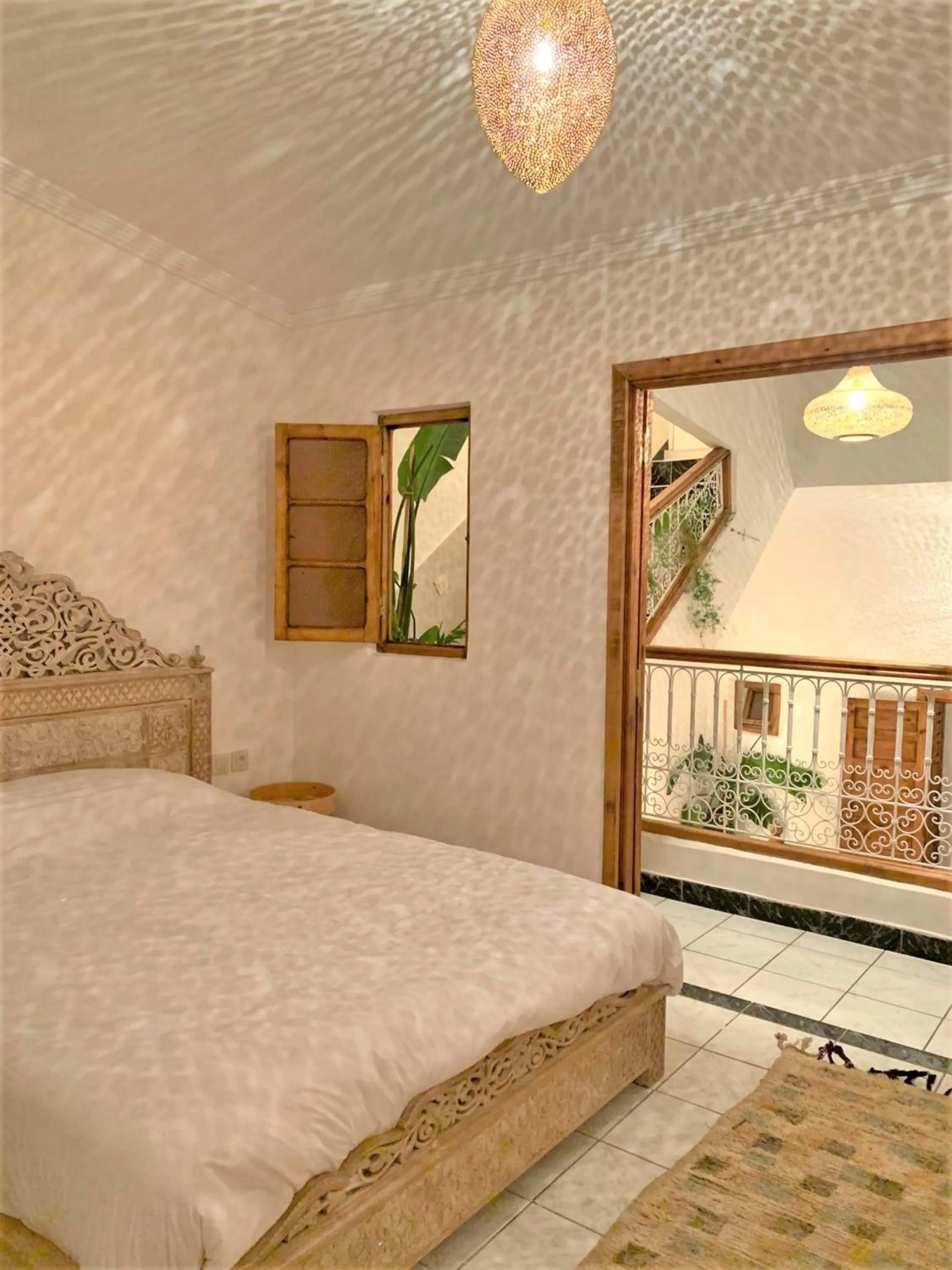 Photo of the whole room, Bed in Riad with 3 Swimming Pools