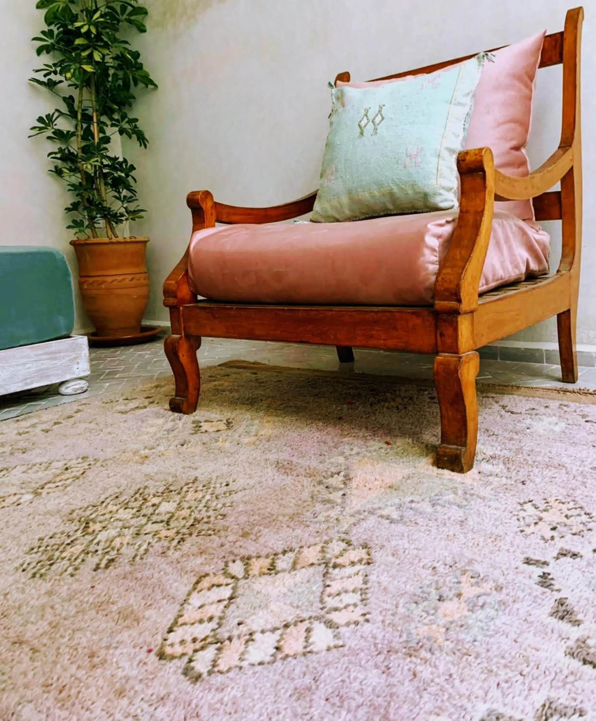 Seating area in Riad with 3 Swimming Pools