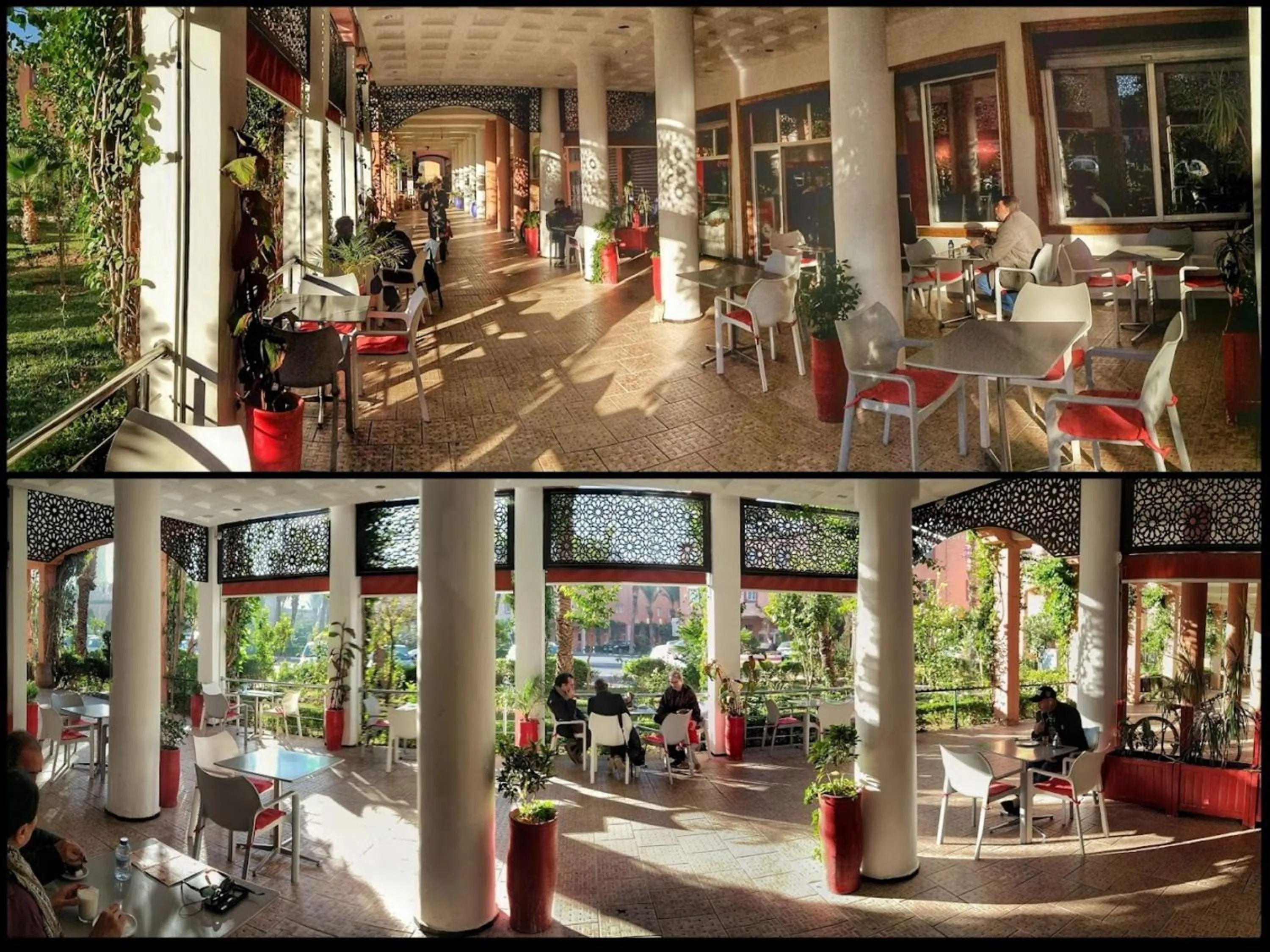 Restaurant/places to eat in Riad with 3 Swimming Pools