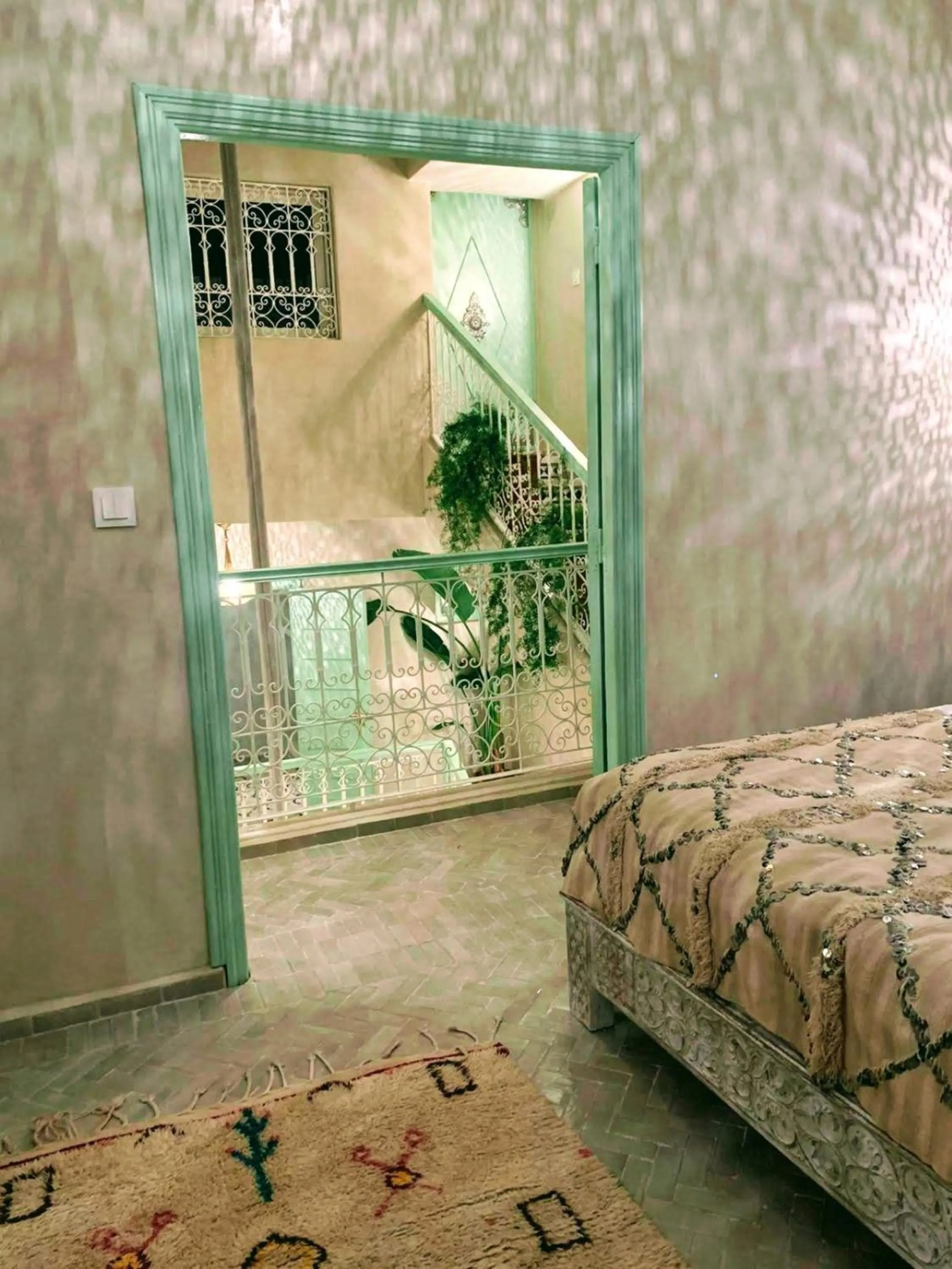 Bedroom, Bed in Riad with 3 Swimming Pools