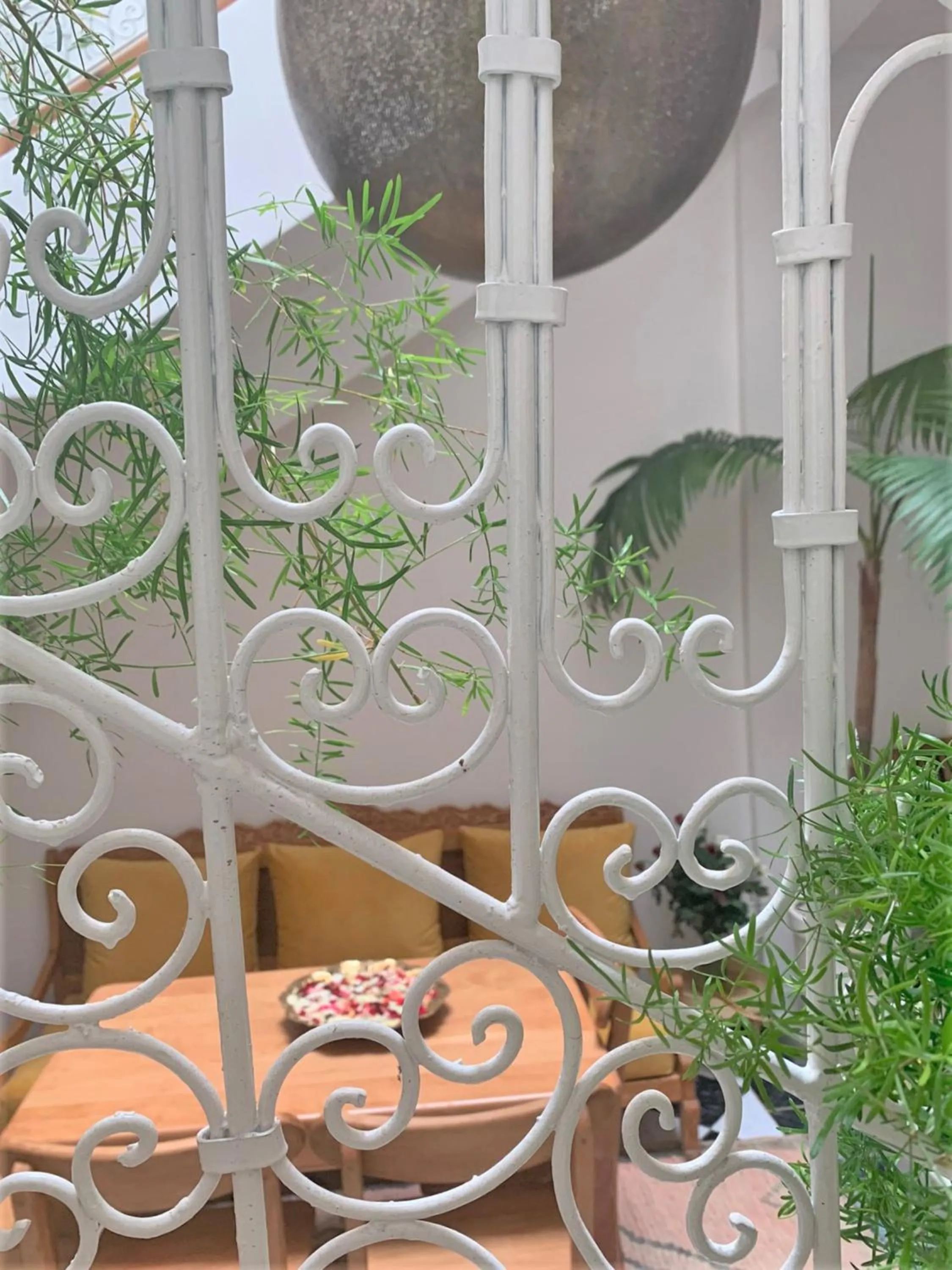 Patio in Riad with 3 Swimming Pools