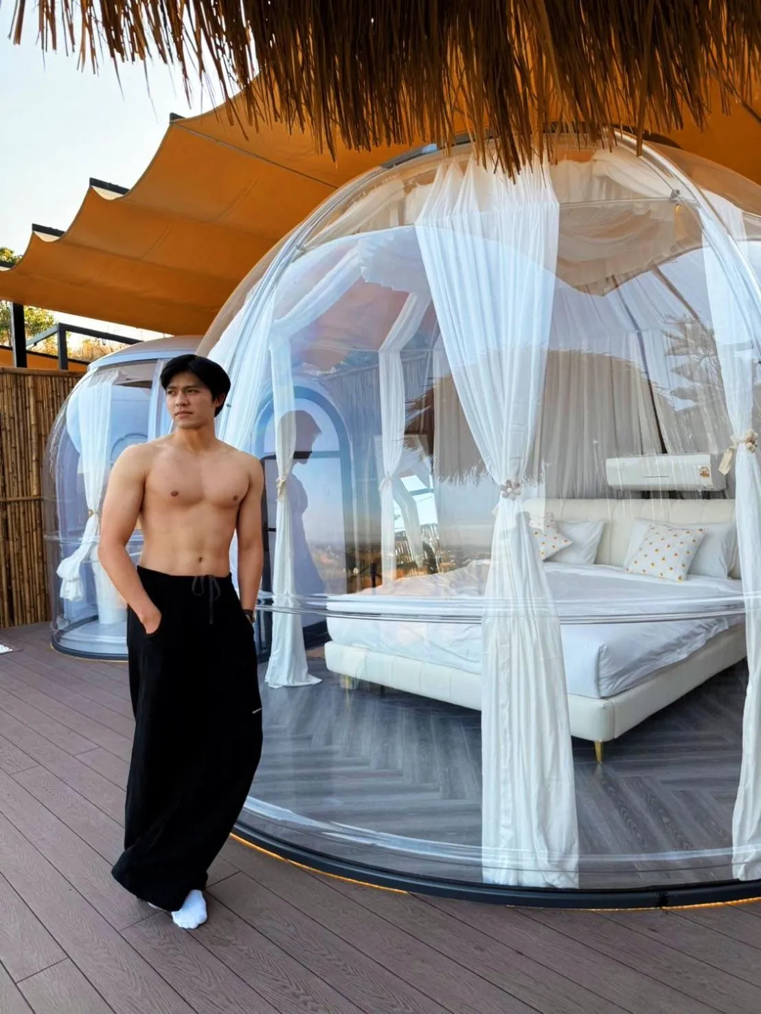 Bed in PARACH RESORT KHAOKHo