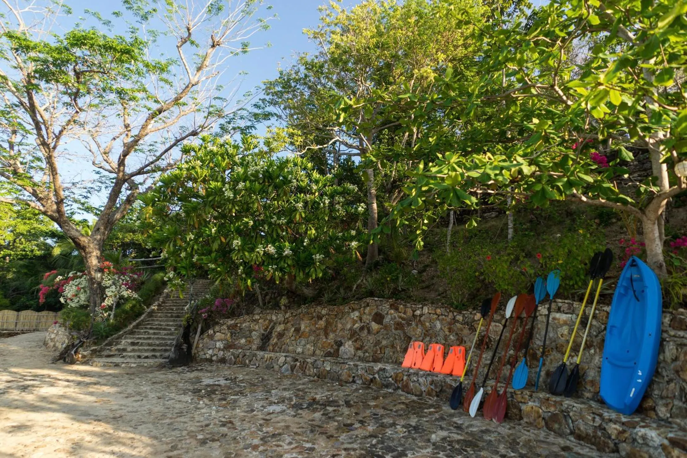 Patio in La Estancia Busuanga