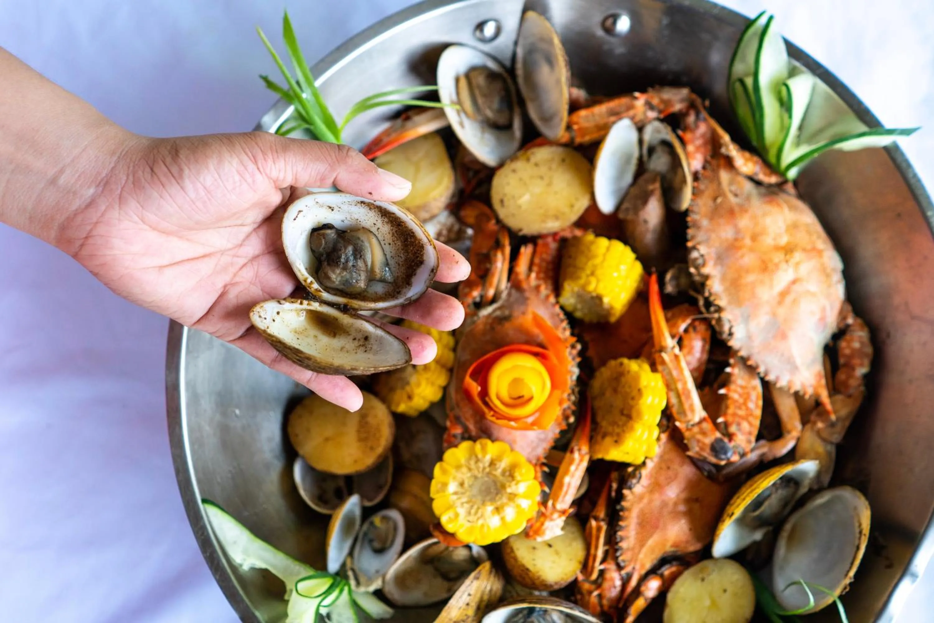 Food close-up in La Estancia Busuanga