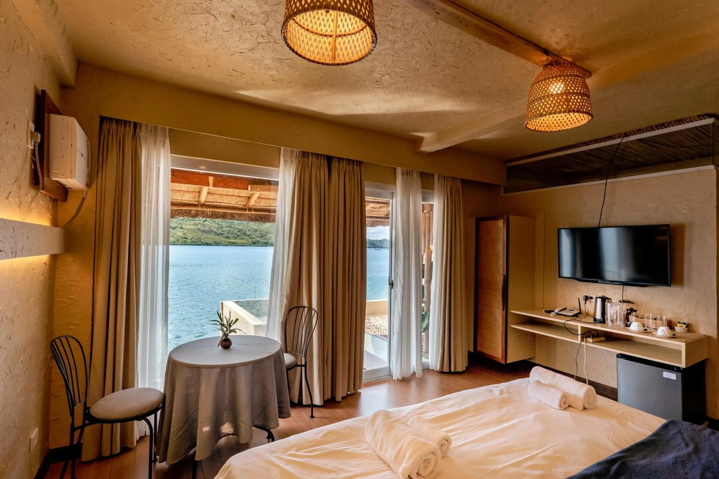 Bed in La Estancia Busuanga