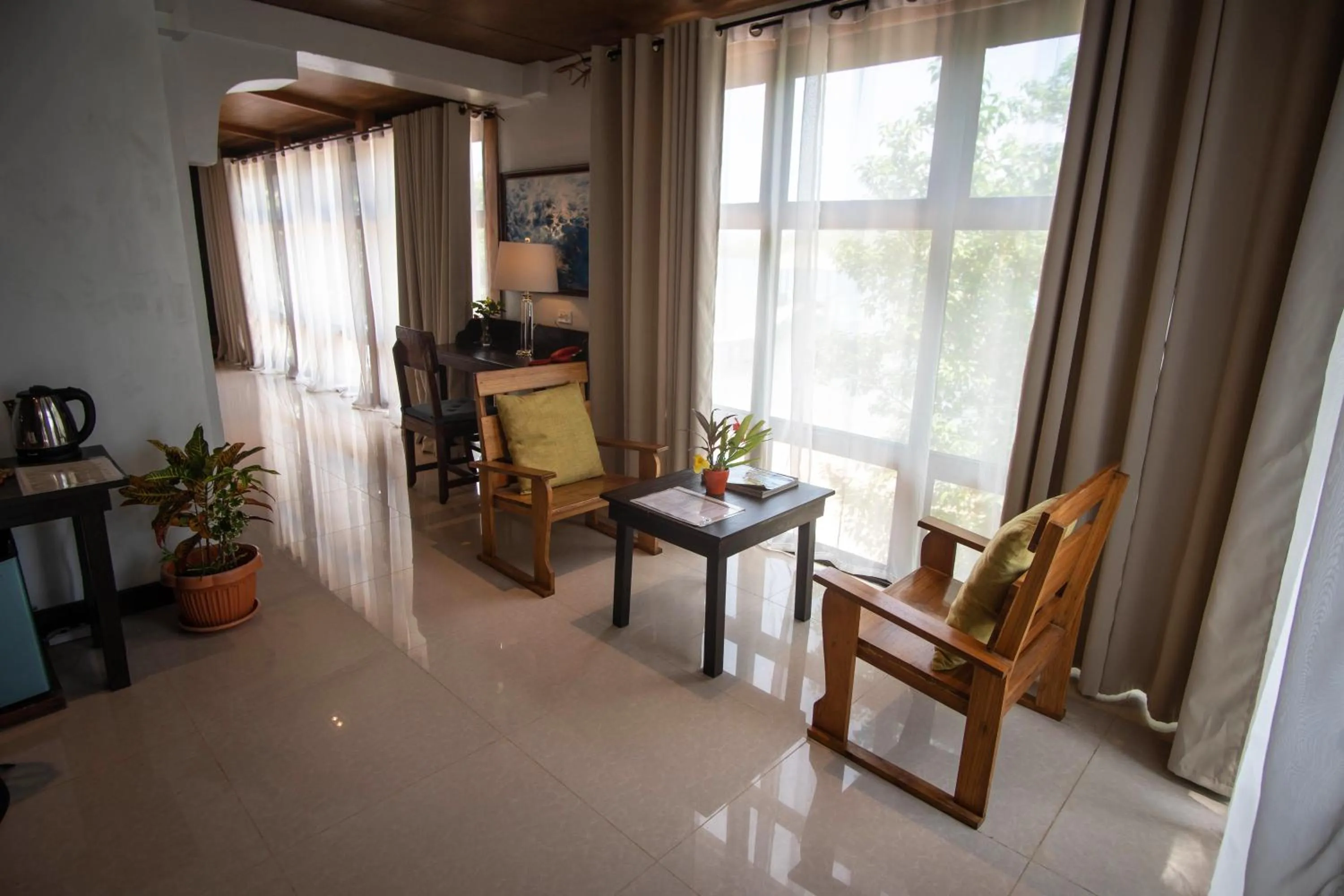 Living room in La Estancia Busuanga