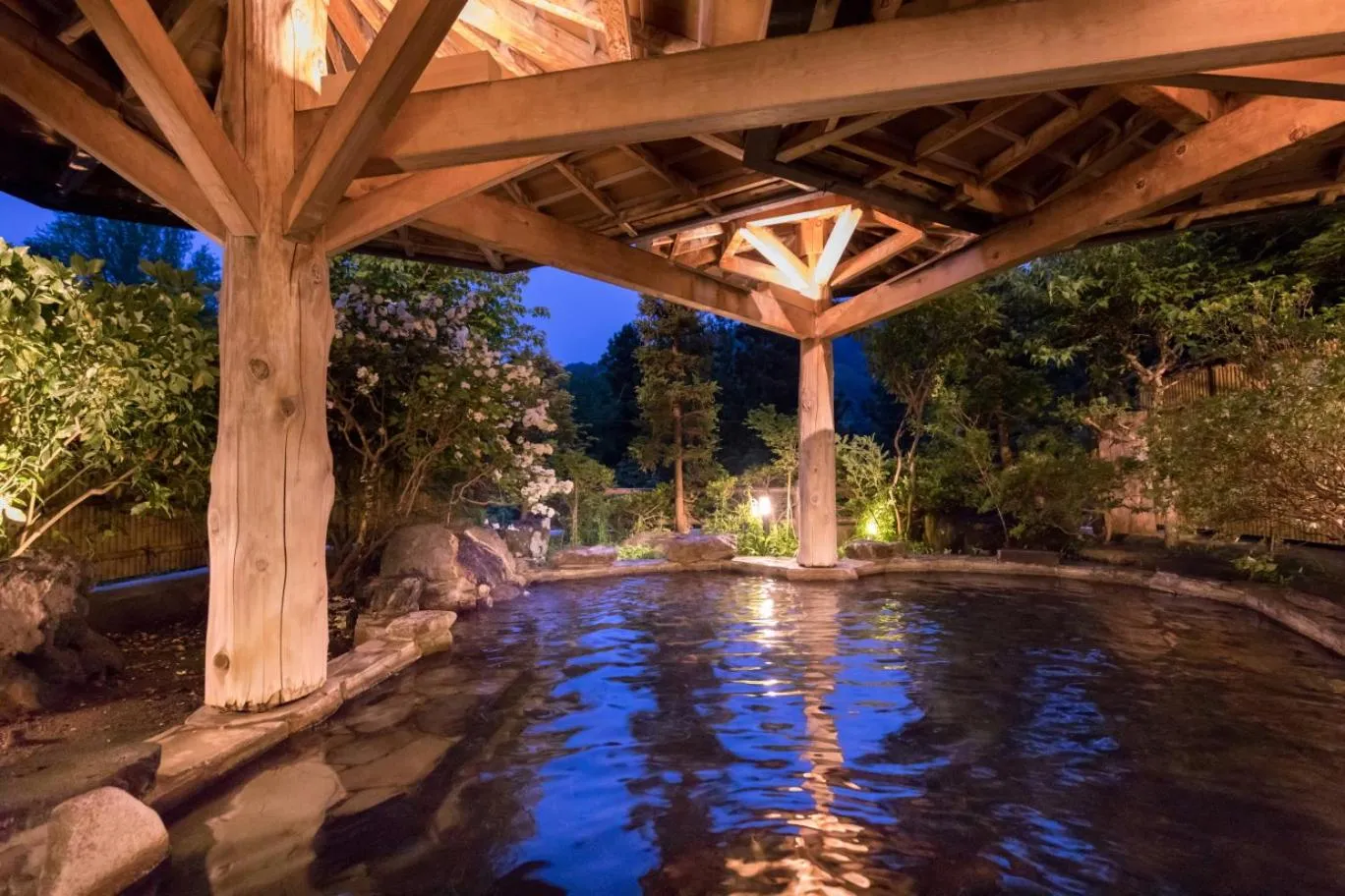 Hot Spring Bath in Hotel Koyokan