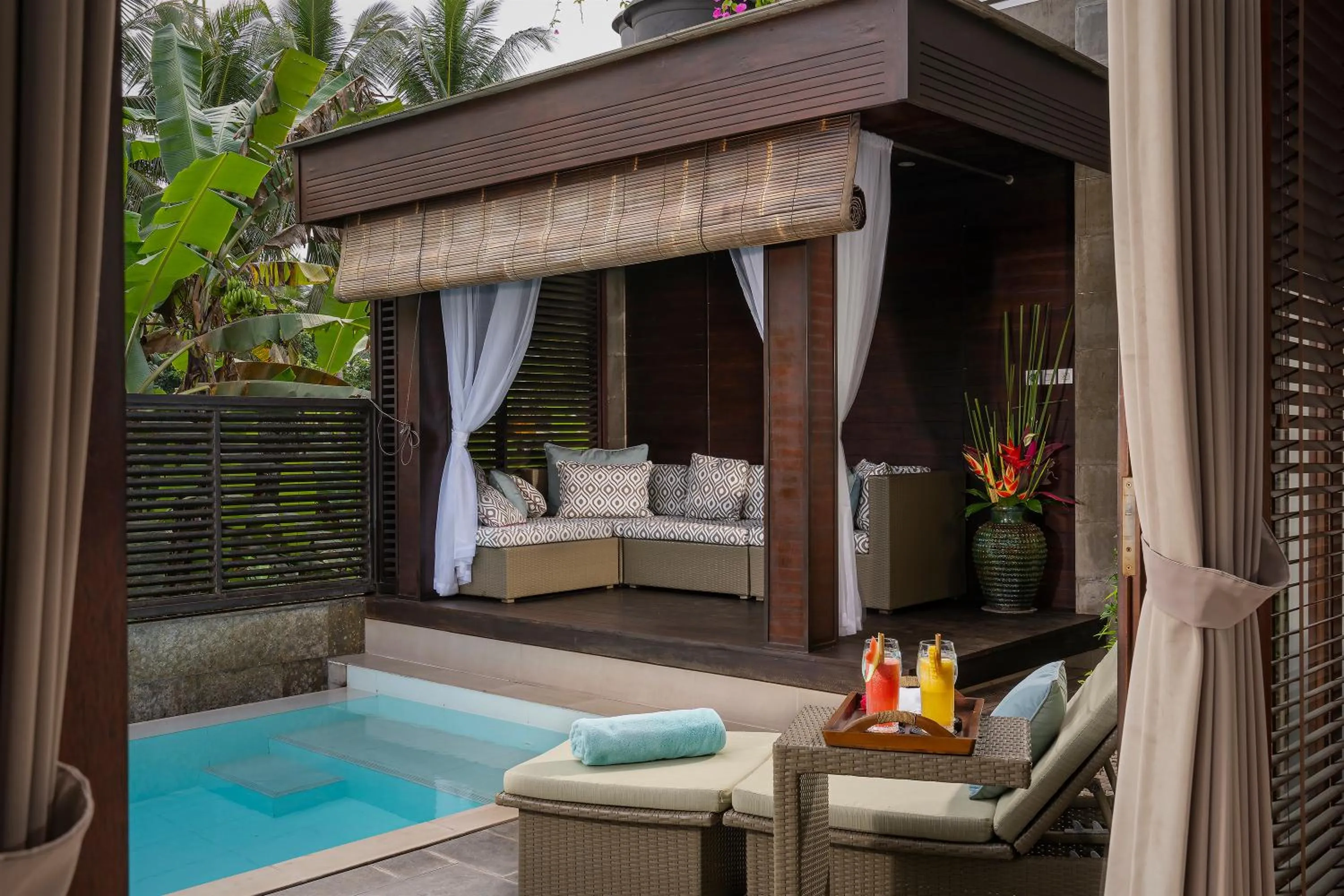 Patio in The LUXE Ubud - a Boutique Hotel