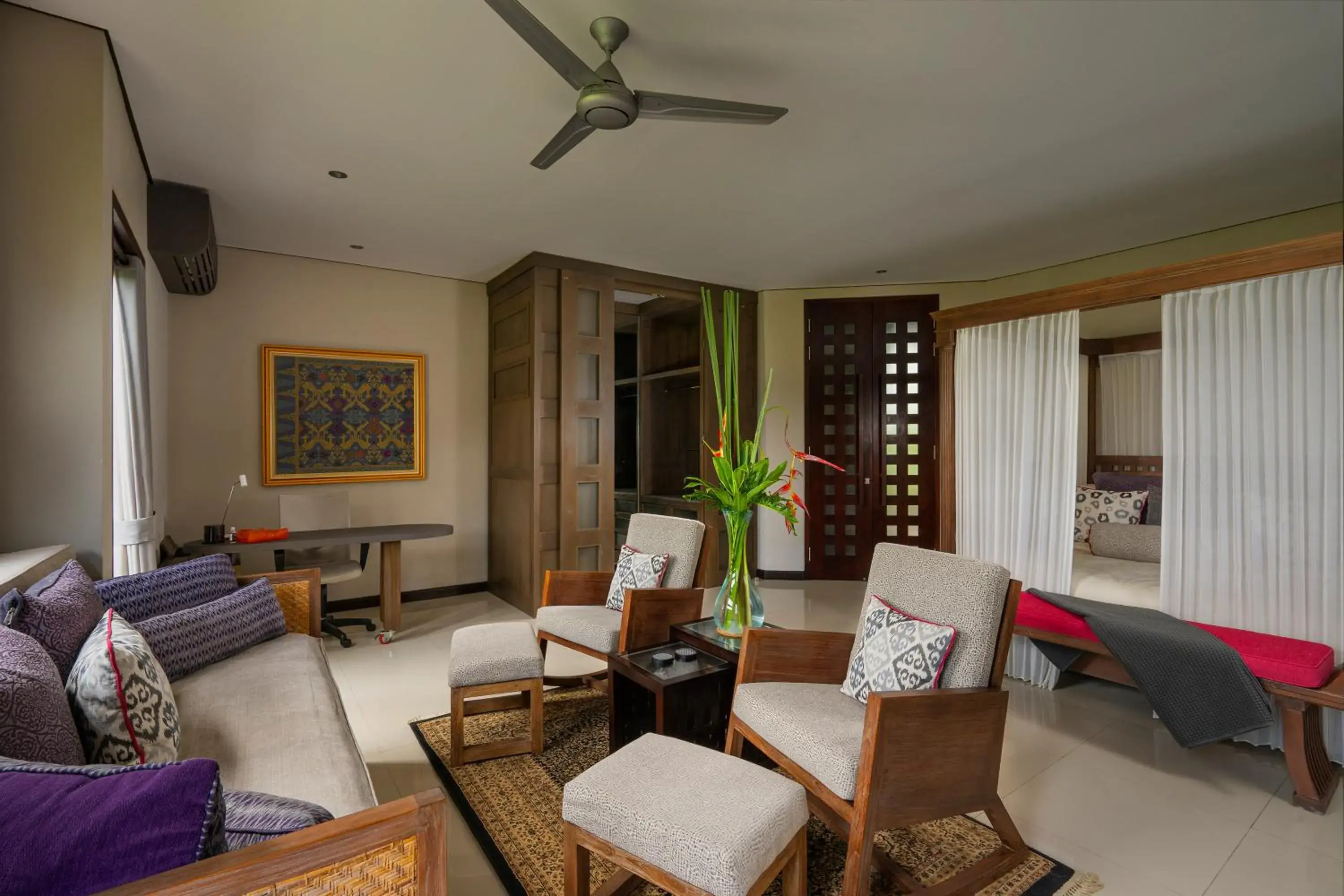 Living room in The LUXE Ubud - a Boutique Hotel Living room in The LUXE Ubud - a Boutique Hotel