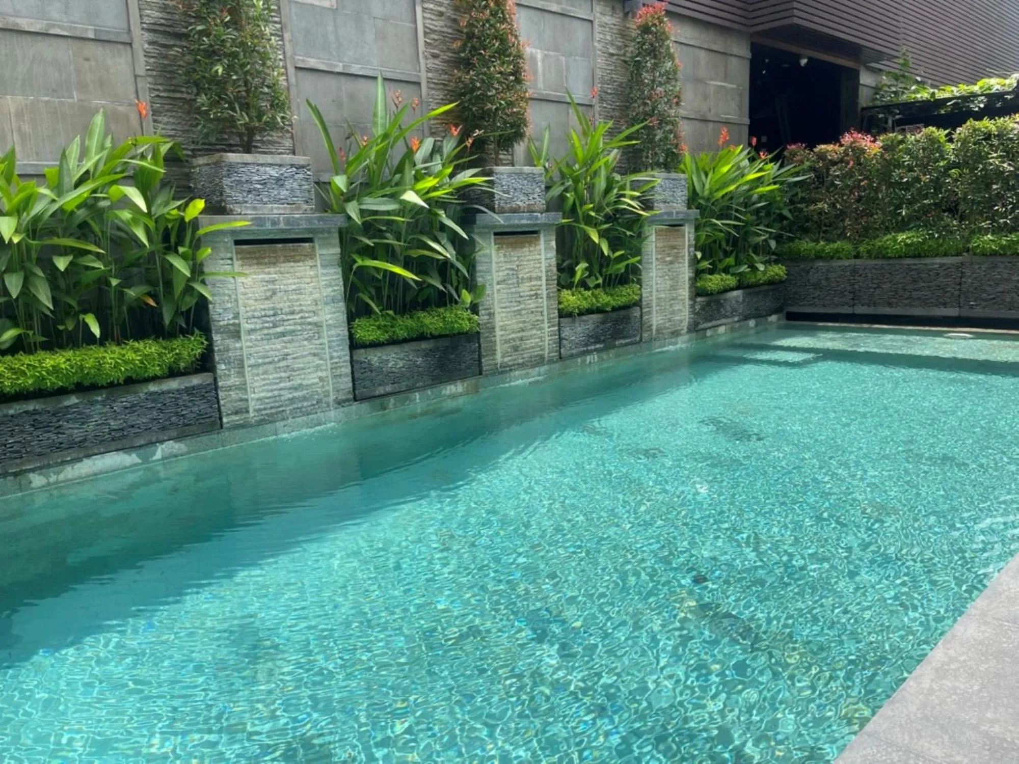 Pool view in The LUXE Ubud - a Boutique Hotel