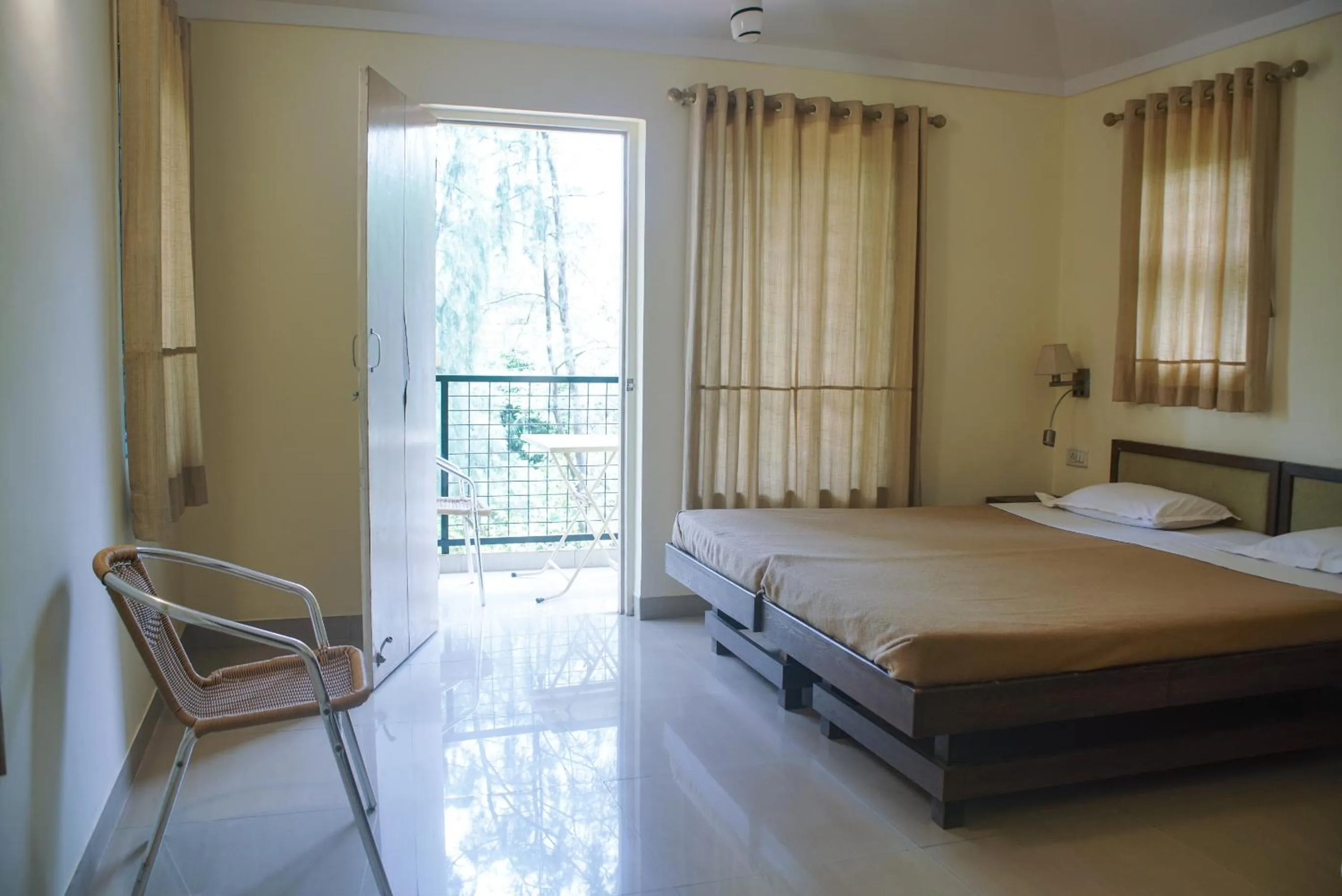 Living room, Bed in Nature Trails Durshet, Khopoli