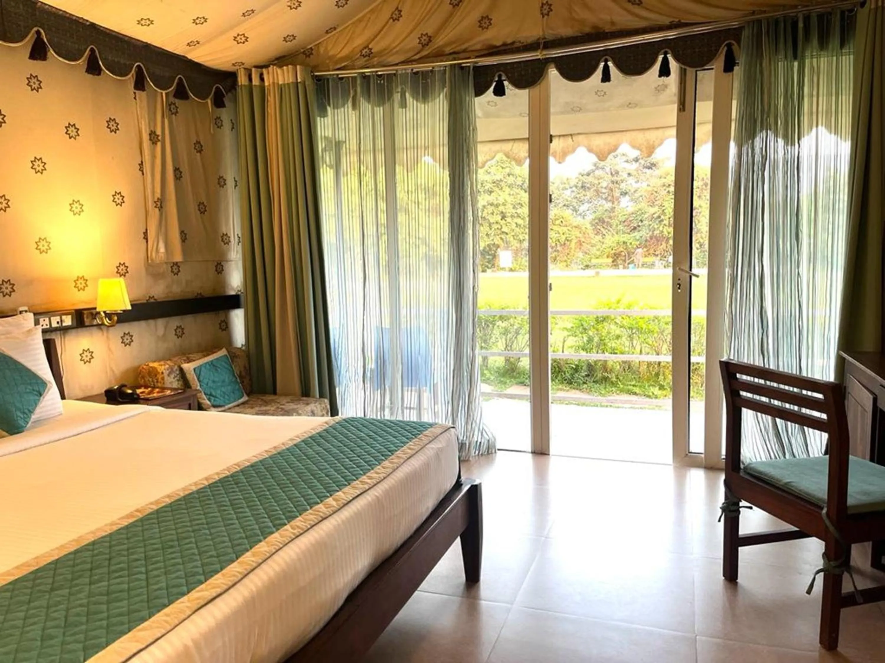 View (from property/room), Bed in Nature Trails Durshet, Khopoli