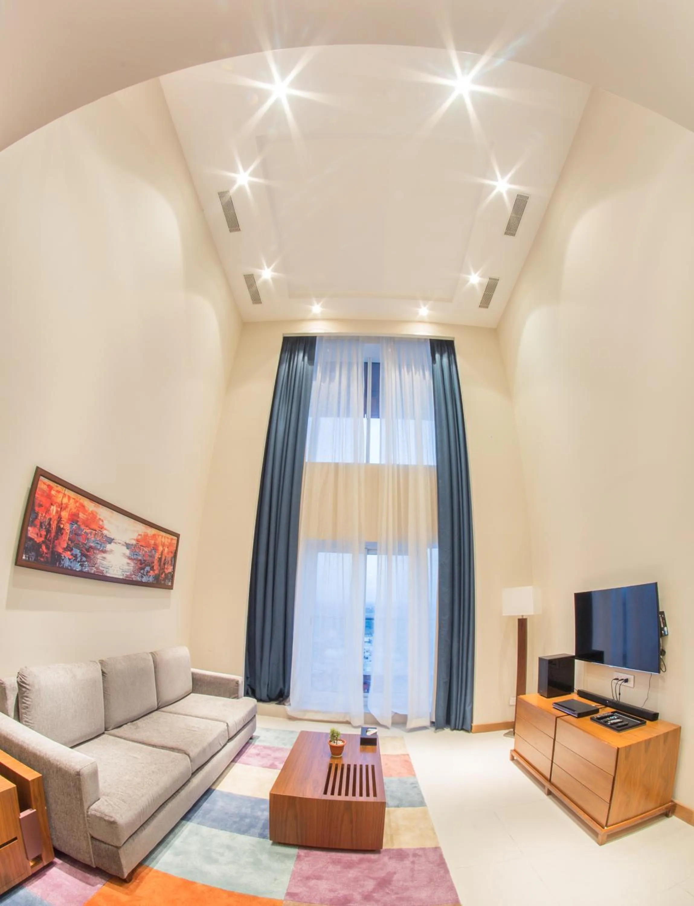 Living room in Oakwood Residence Kapil Hyderabad