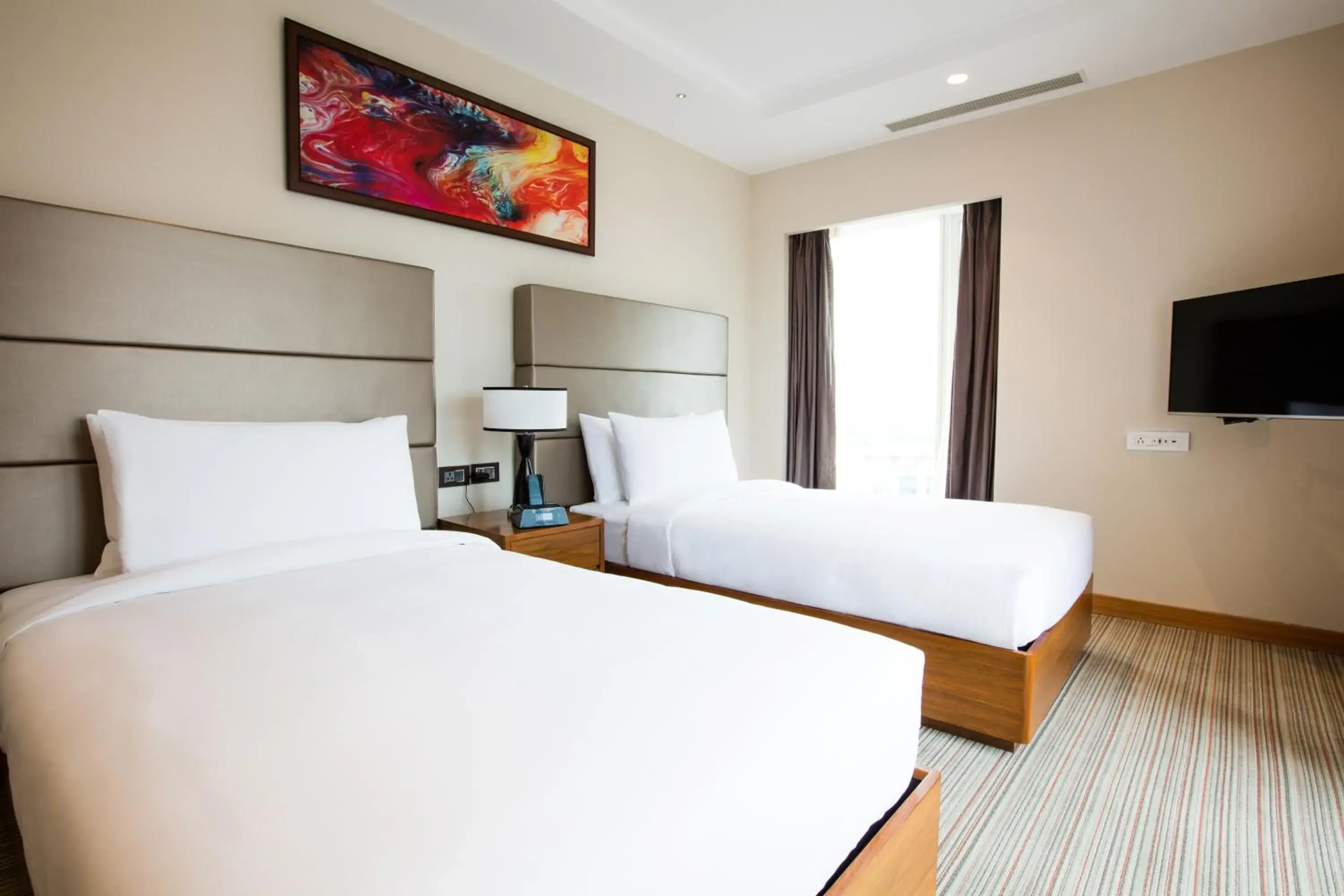 Day, Bed in Oakwood Residence Kapil Hyderabad Day, Bed in Oakwood Residence Kapil Hyderabad